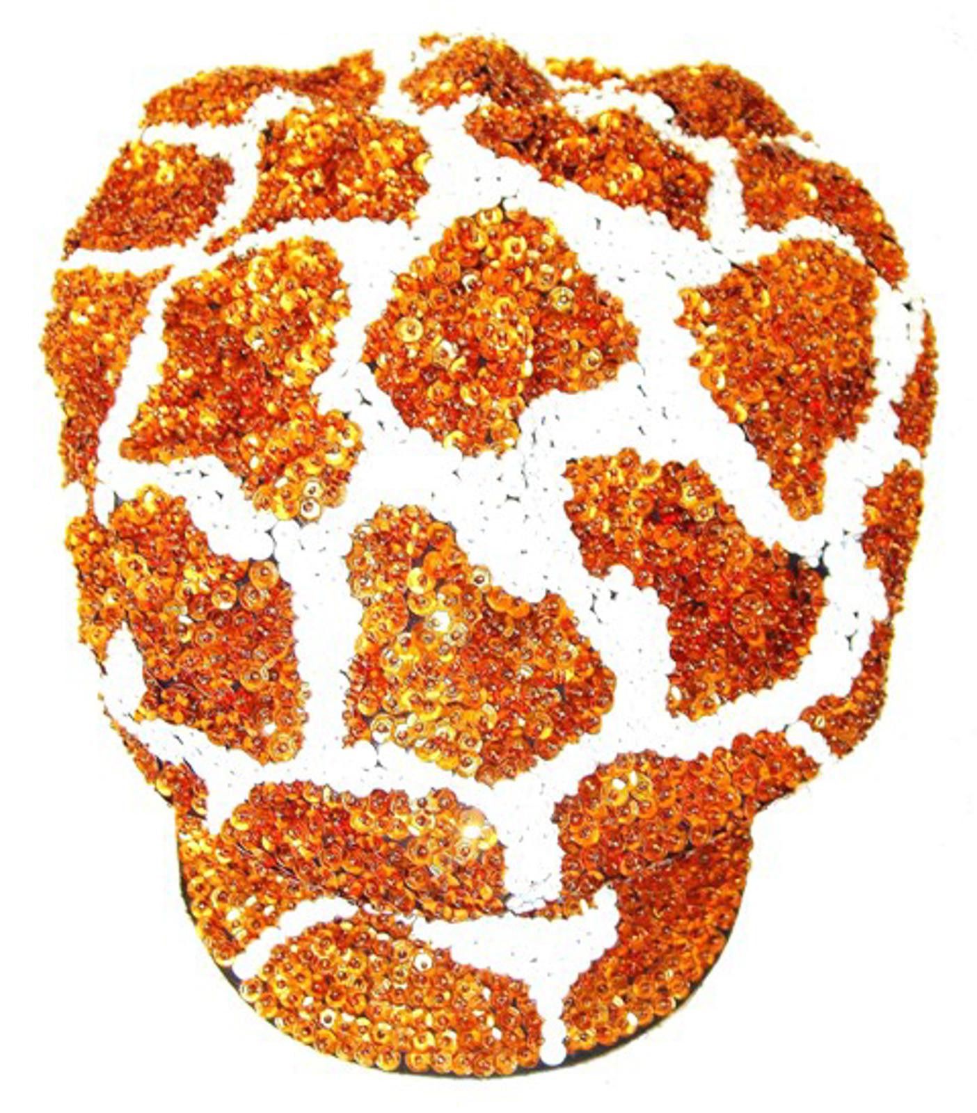 Designer Sequin Beaded Brando Cap Giraffee Size ONE SIZE - 1 Preview