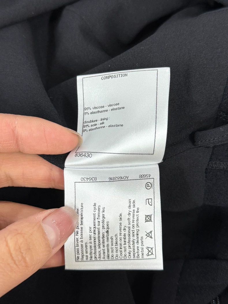 Chanel Chanel Black jumpsuit Size 25" / US 0 / IT 36 - 6 Thumbnail