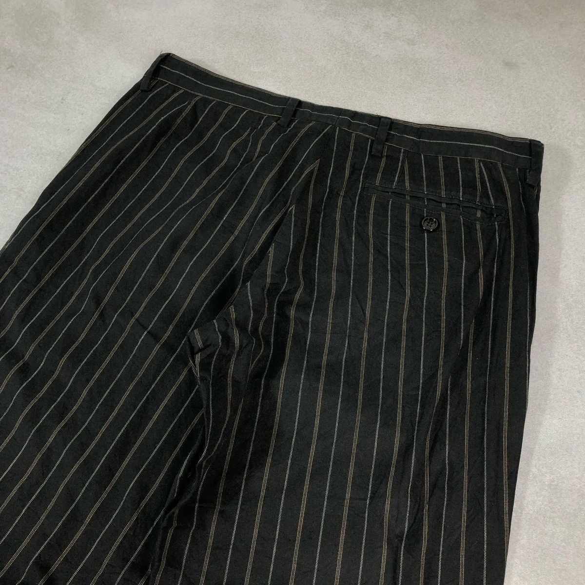 Dolce & Gabbana FINAL DROP!! Dolce & Gabbana Black Stripe pants Size US 33 - 3 Thumbnail