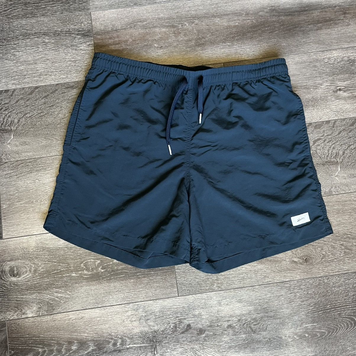 Bather Bather Solid Brine Blue Swim Trunks Board Shorts Size XL Size US 36 / EU 52 - 2 Thumbnail