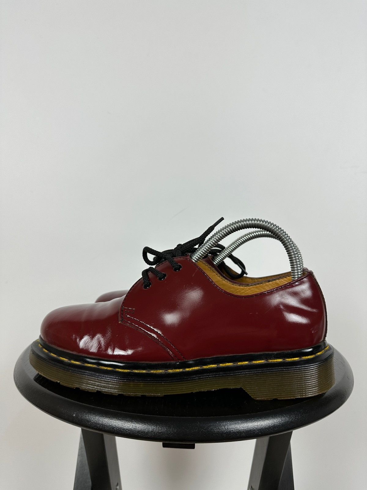 Dr. Martens Dr Martens Cherry Red Leather Oxford Casual Shoes 11838 Size US 7 / IT 37 - 2 Thumbnail