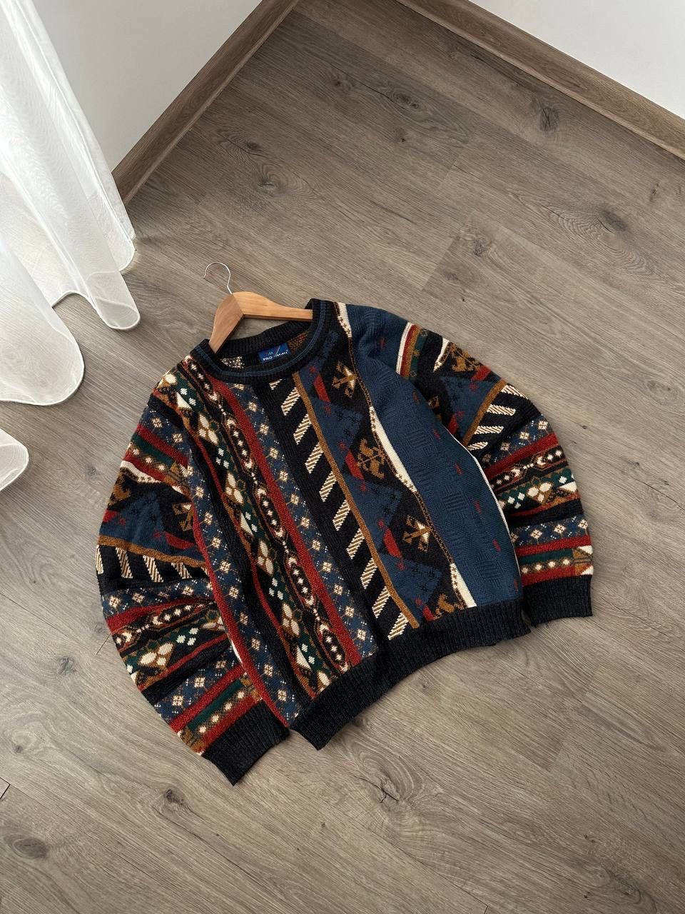 Carlo Colucci × Coogi × Vintage Vintage Coogi Style Knit Y2K Style Sweater Size US M / EU 48-50 / 2 - 6 Thumbnail