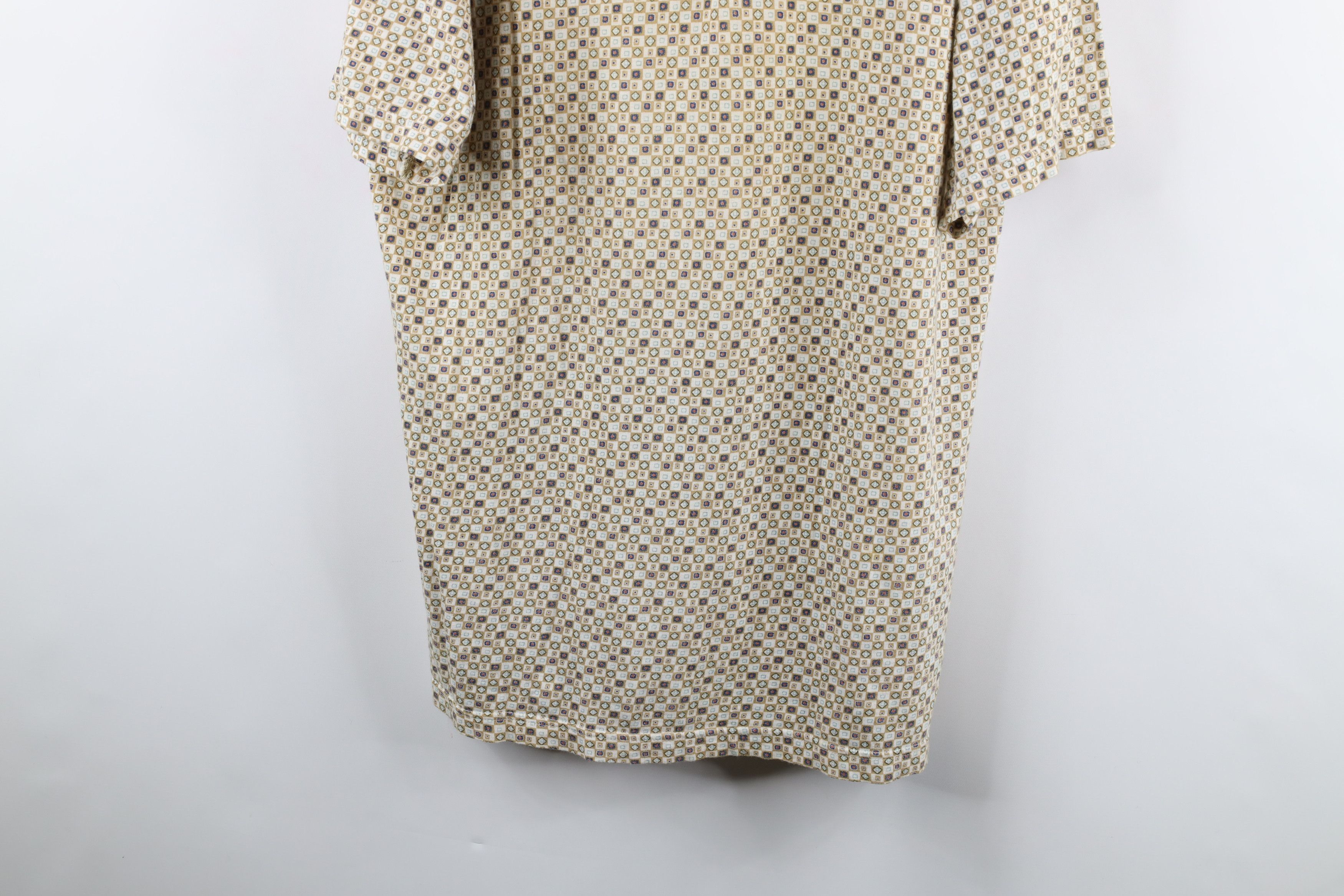 Nike Vintage 90s Streetwear Diamond Half Zip Golf Polo Shirt Size US L / EU 52-54 / 3 - 3 Thumbnail