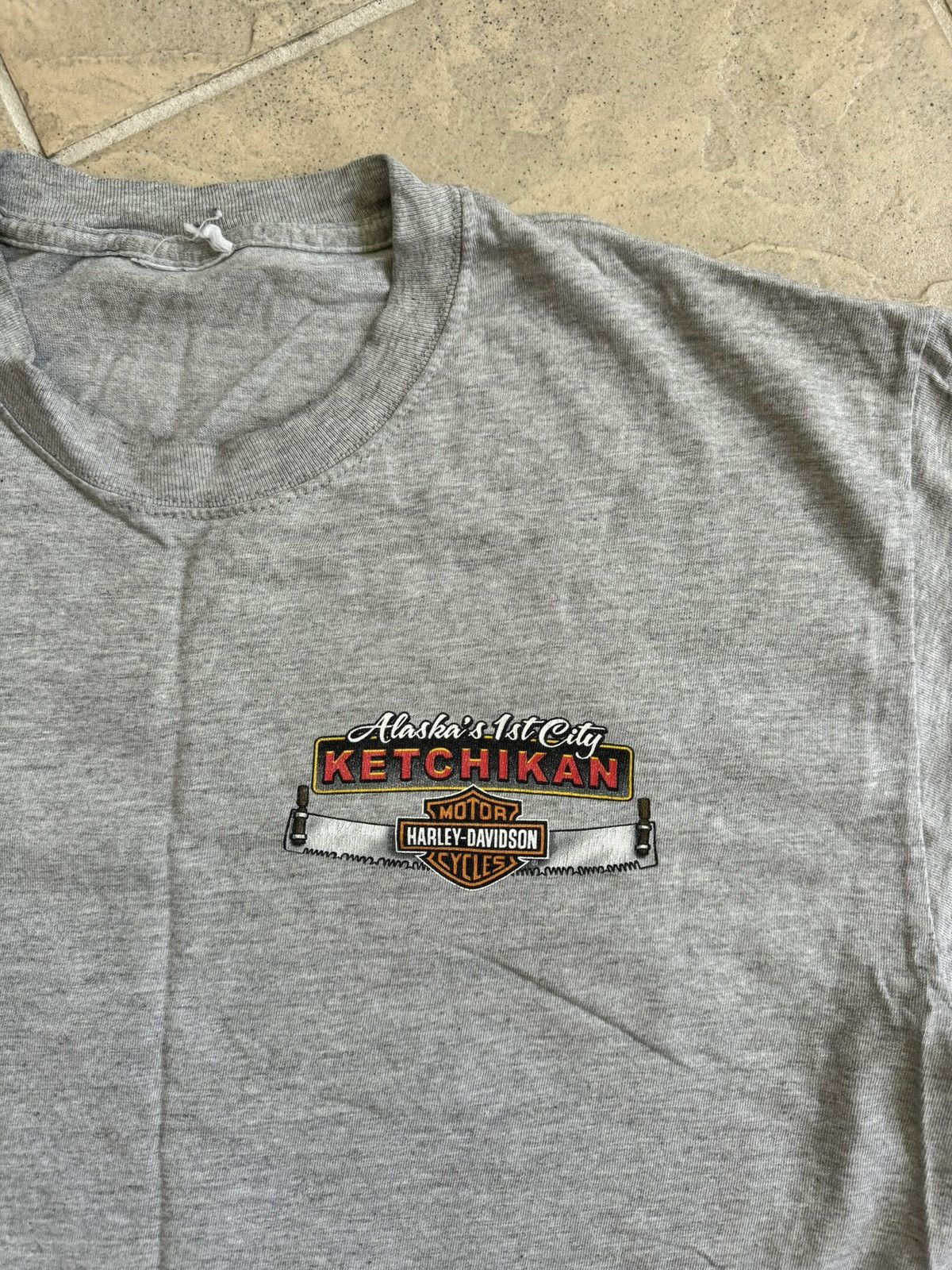 Harley Davidson × Vintage Vintage Harley Davidson Alaska Tee Size US M / EU 48-50 / 2 - 3 Thumbnail