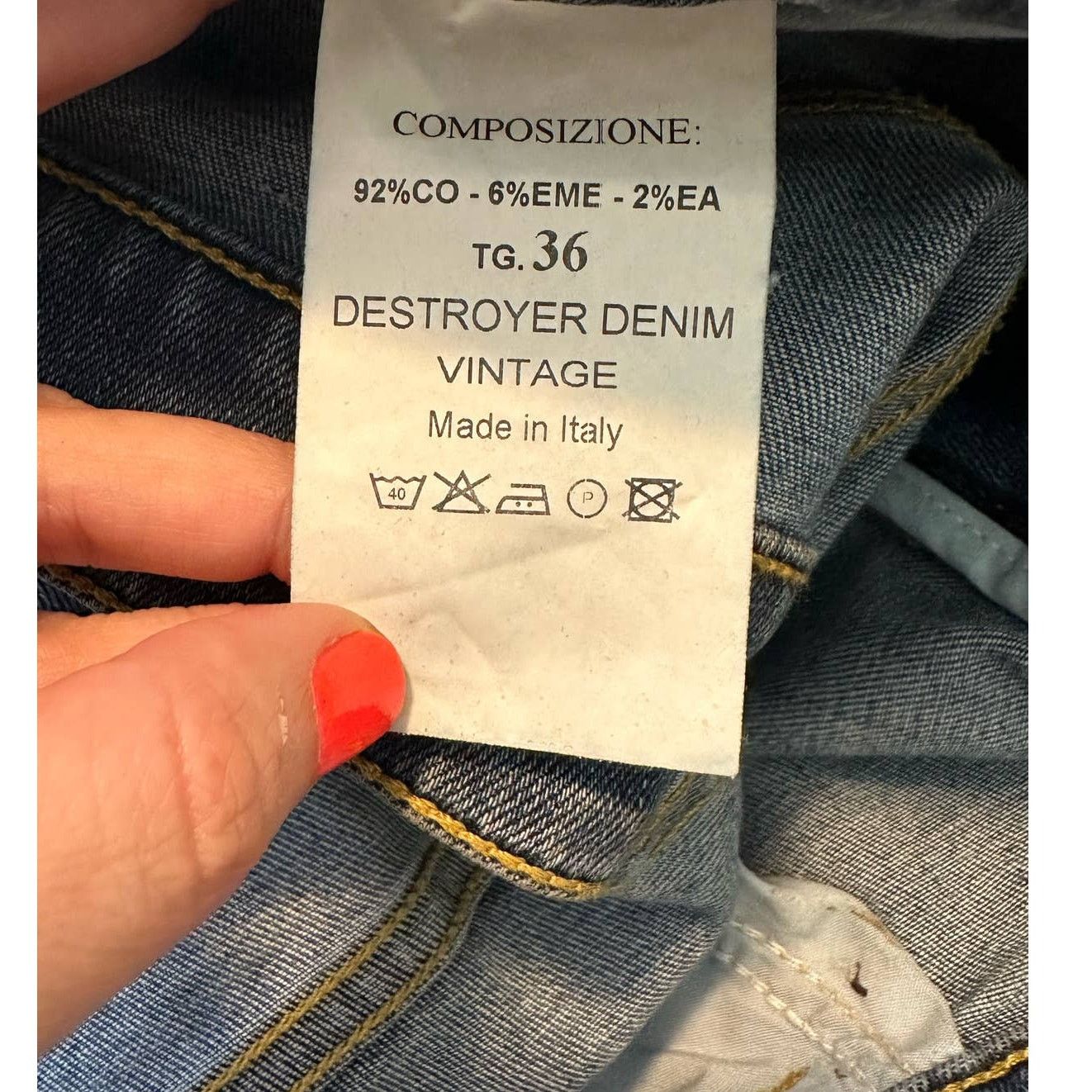 Represent Clo. Represent destroyer straight leg stretch jeans size 36 Size US 36 / EU 52 - 4 Thumbnail