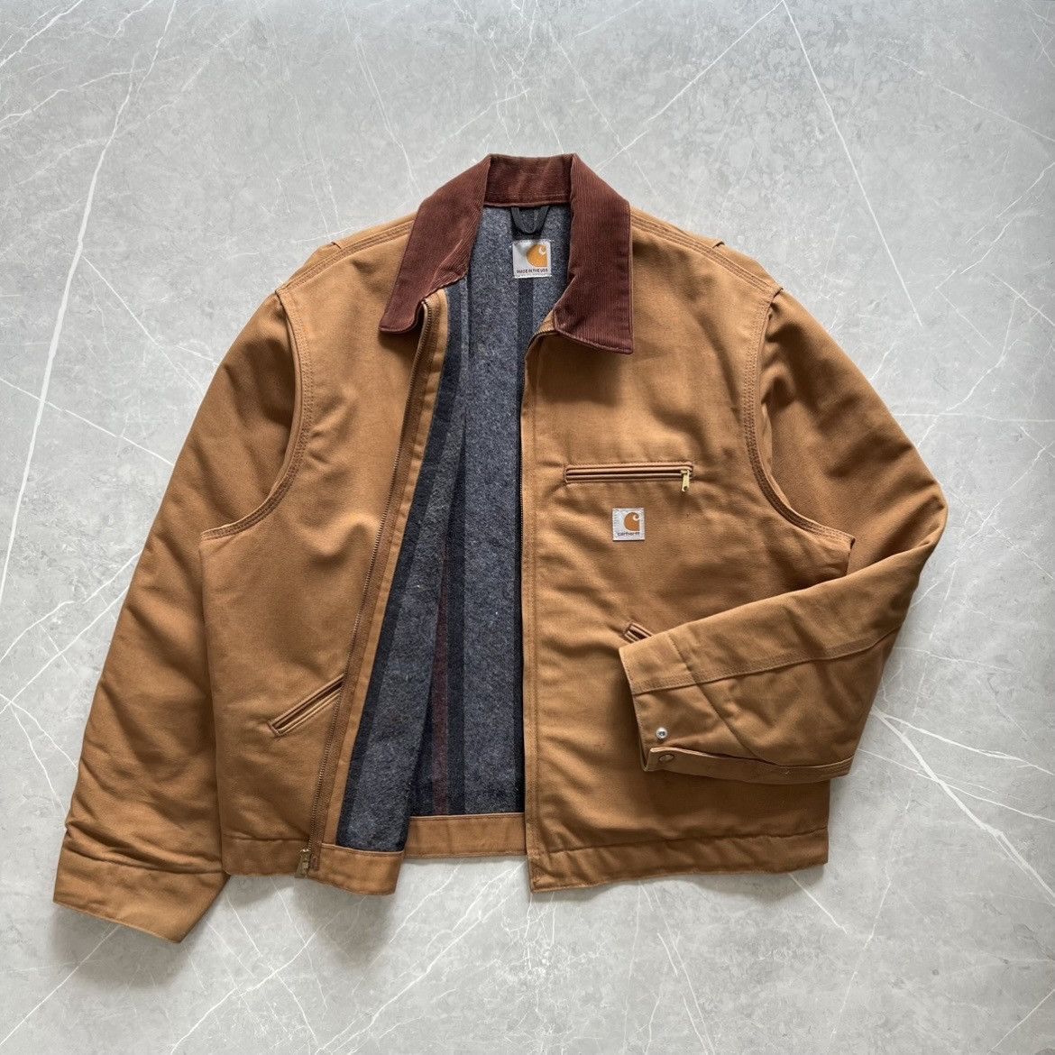 Carhartt Vintage Carhartt Detroit Jacket Size US XL / EU 56 / 4 - 1 Thumbnail