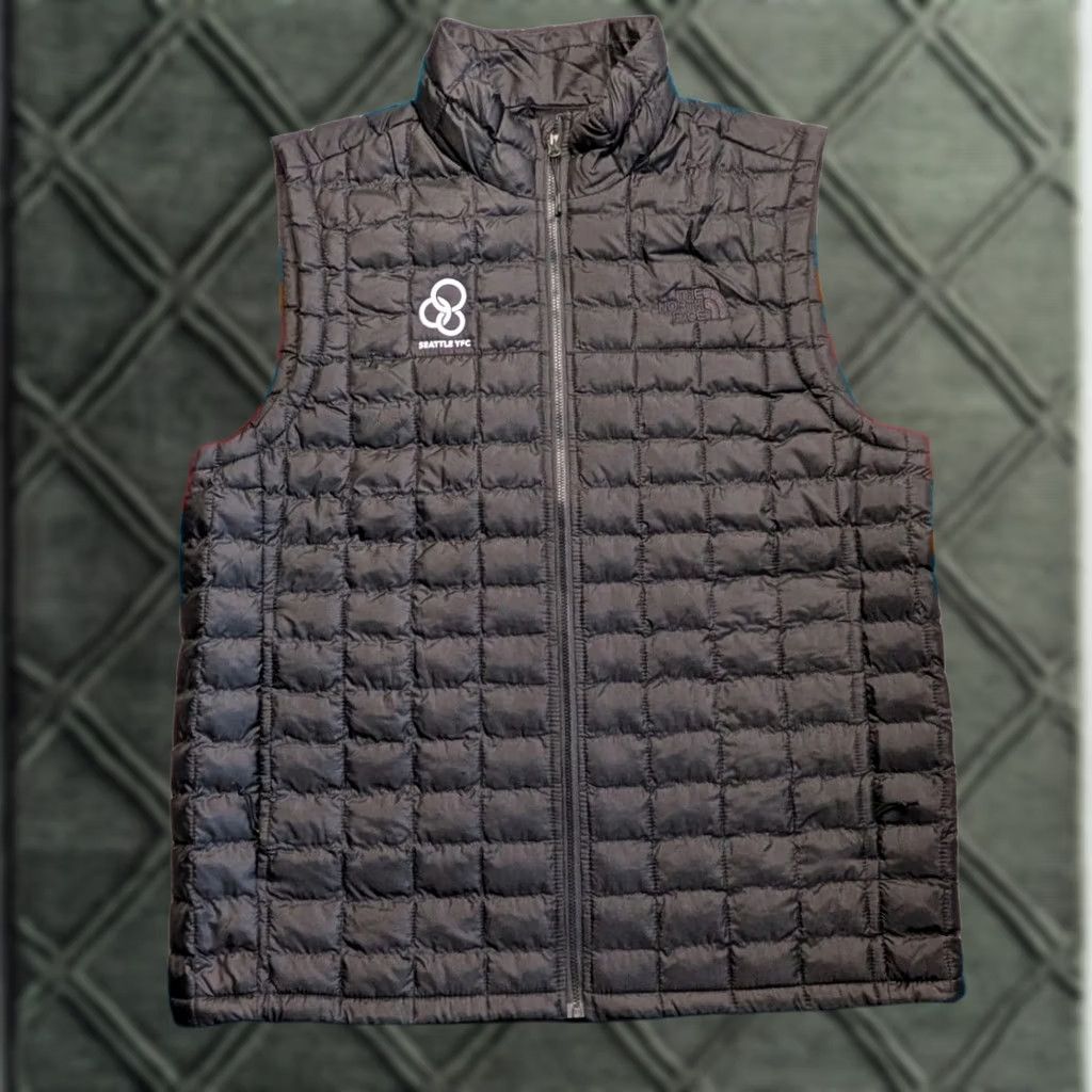 The North Face The North Face Vest Black Large Thermoball Puffer Quilted Insulated Full Zip Men Size US L / EU 52-54 / 3 - 1 Thumbnail