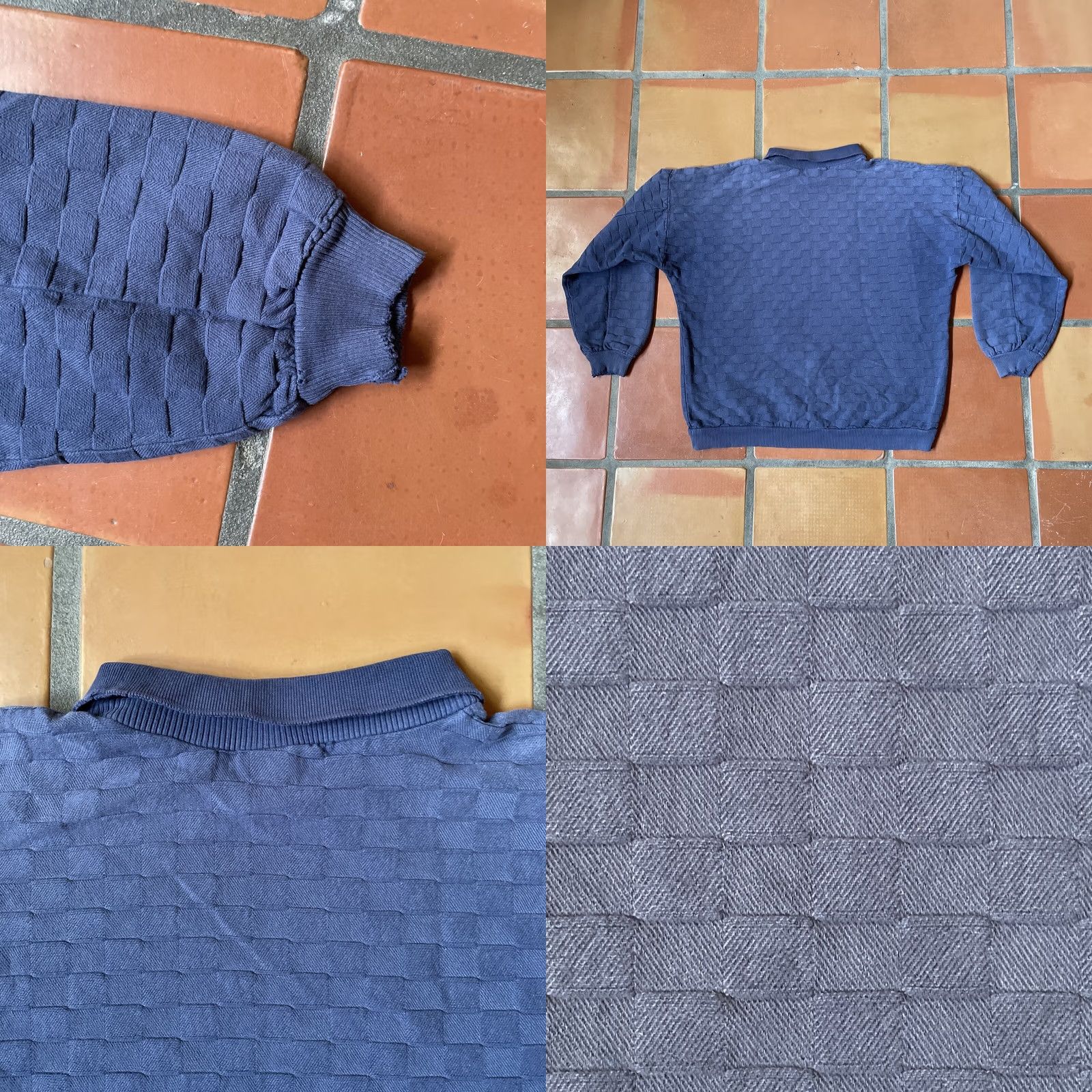 Vintage VINTAGE Crazy Shirts Polo Shirt Mens M Blue Long Sleeve Collared Cotton Knit Logo 90s California Hipster Size US M / EU 48-50 / 2 - 10 Thumbnail