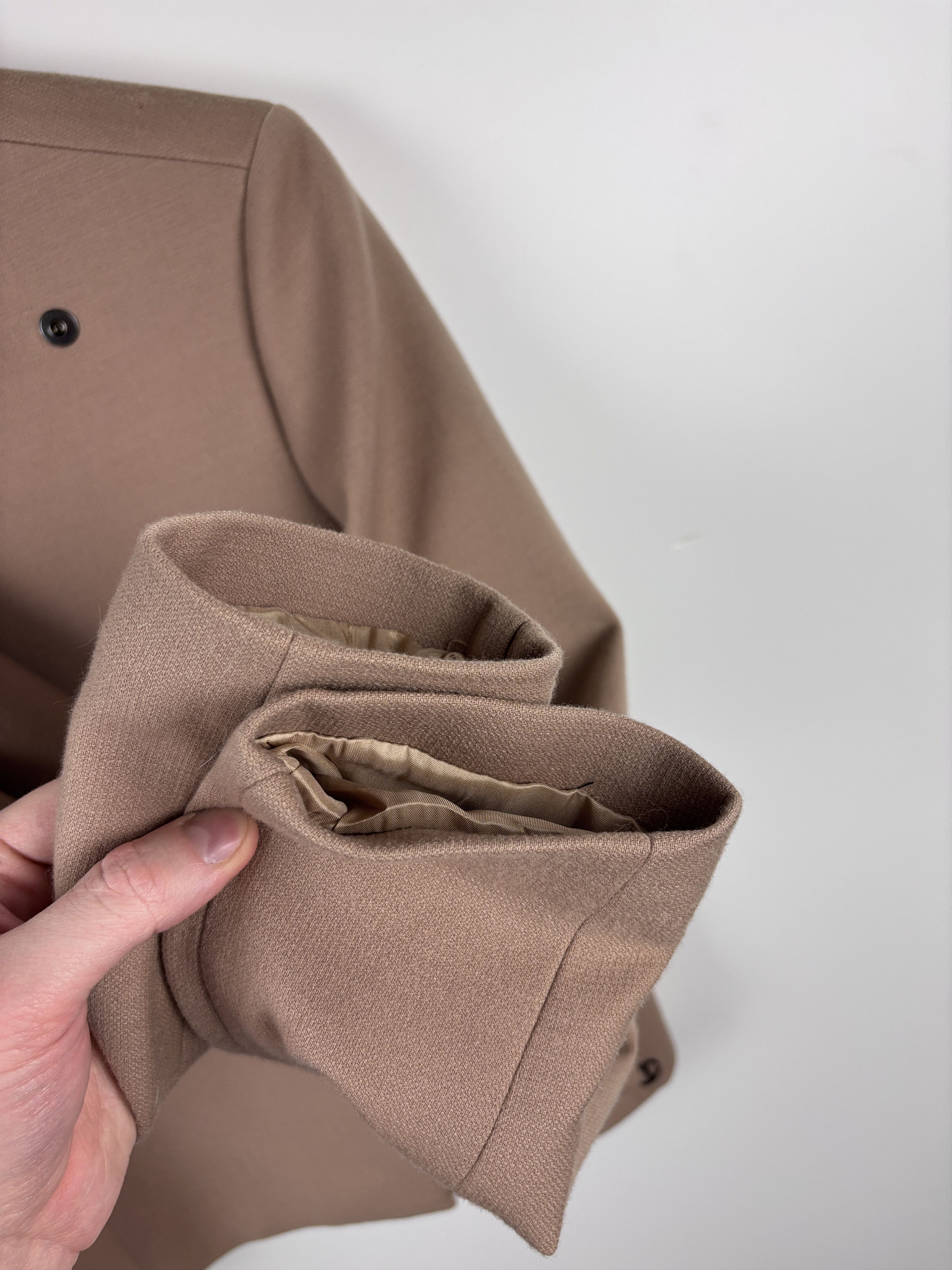 Iceberg Womens Iceberg Coat Blazer Wool Jacket Beige/Brown Size 44 Size M / US 6-8 / IT 42-44 - 10 Thumbnail