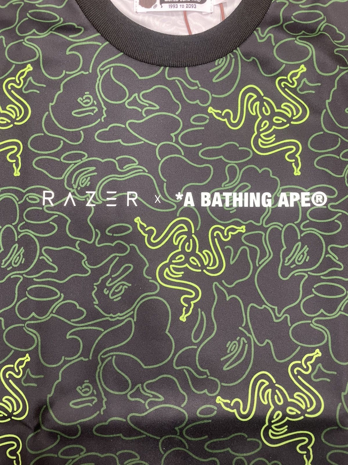 Bape BAPE RAZER NEON CAMO TEE Size US M / EU 48-50 / 2 - 4 Thumbnail