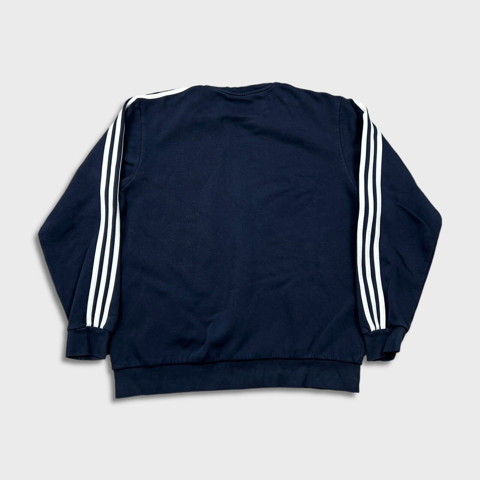 Adidas × Vintage Adidas Sweatshirt XL Stripe Spell Out Pullover Crewneck Size US XL / EU 56 / 4 - 3 Thumbnail