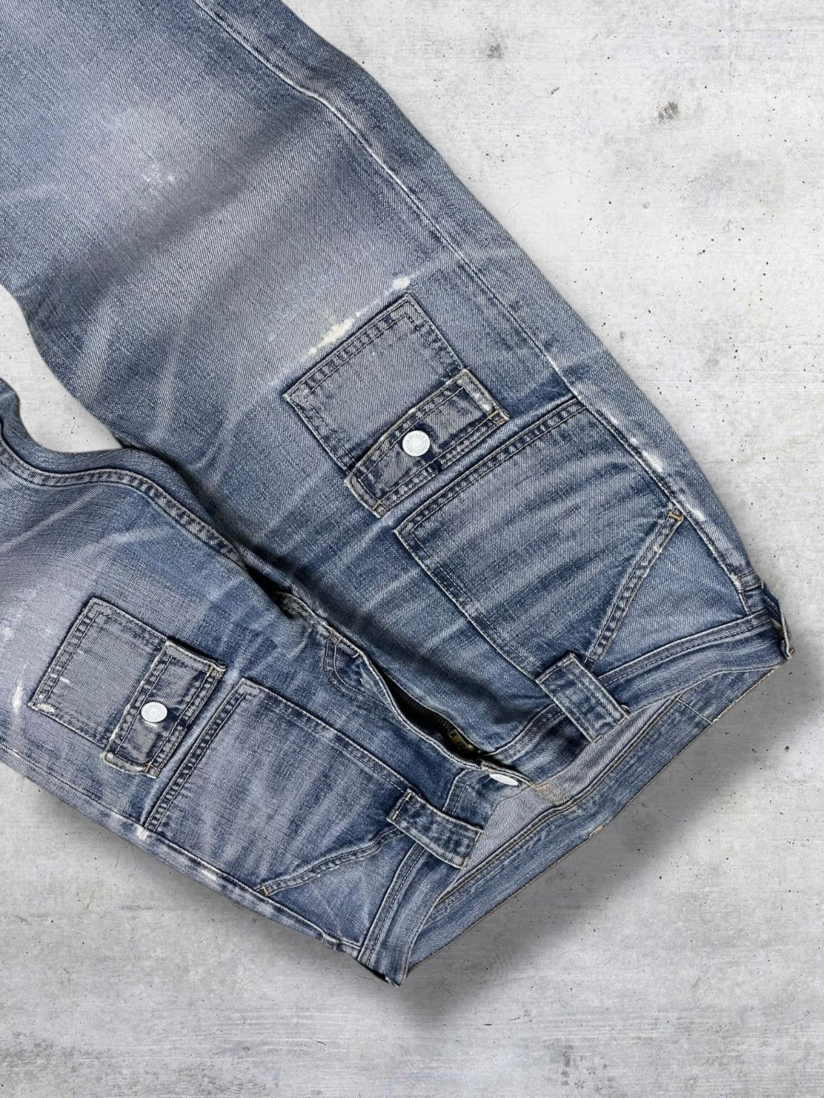 Levi's Vintage Clothing VINTAGE 302 LEVIS 90S DESIGNER BUSHPANT BLUEWASHED DENIM OG Size US 30 / EU 46 - 7 Thumbnail