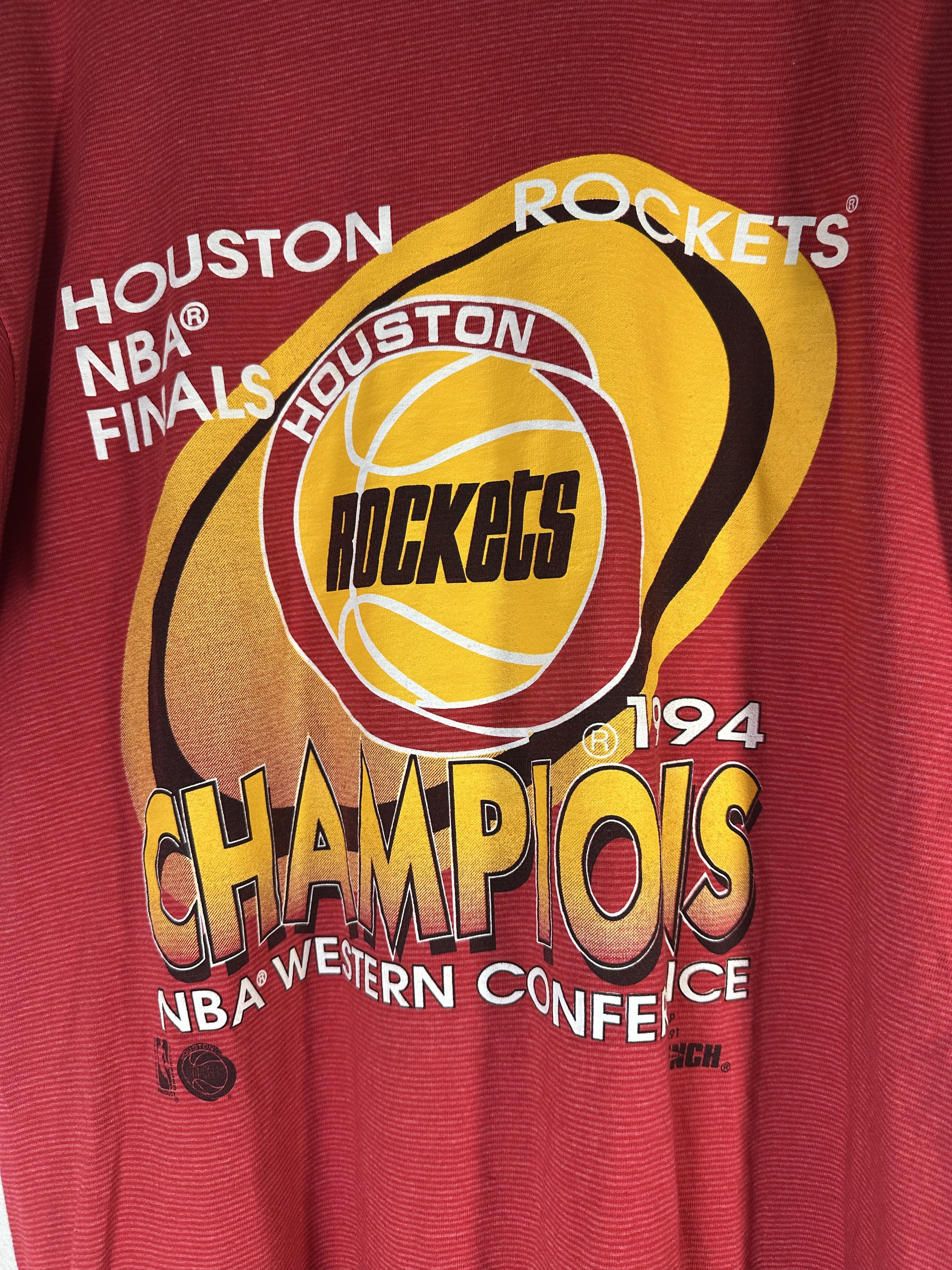 Vintage Vintage 1994 Houston Rockets Western Conference Champs Tee Size US XL / EU 56 / 4 - 2 Thumbnail