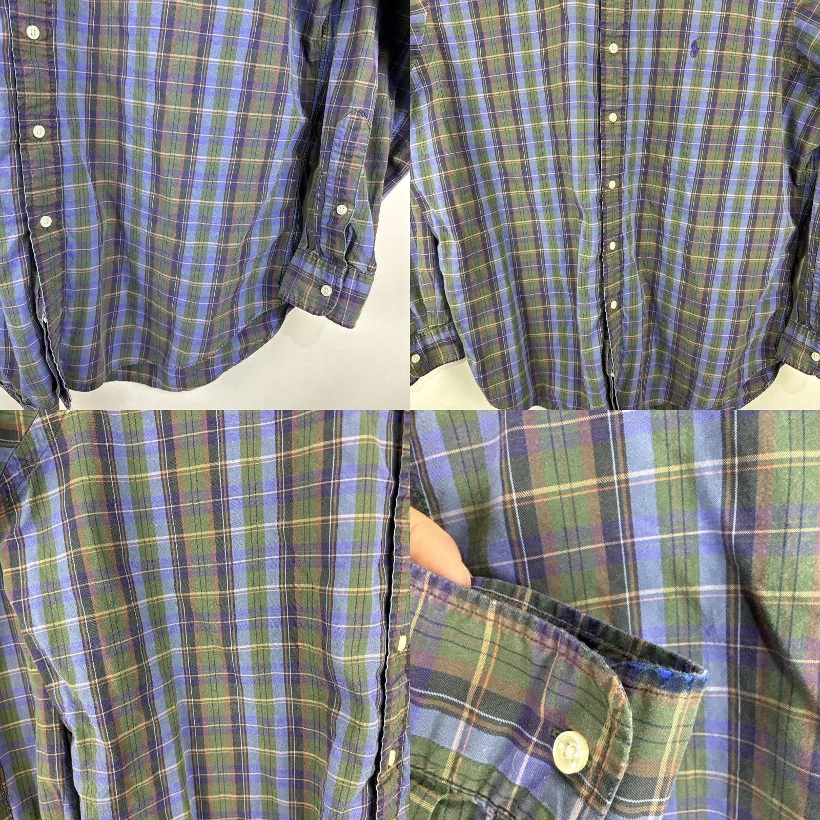 Polo Ralph Lauren VINTAGE Polo Ralph Lauren Mens Classic Fit Shirt XL Plaid Long Sleeve Button Size US XL / EU 56 / 4 - 8 Thumbnail