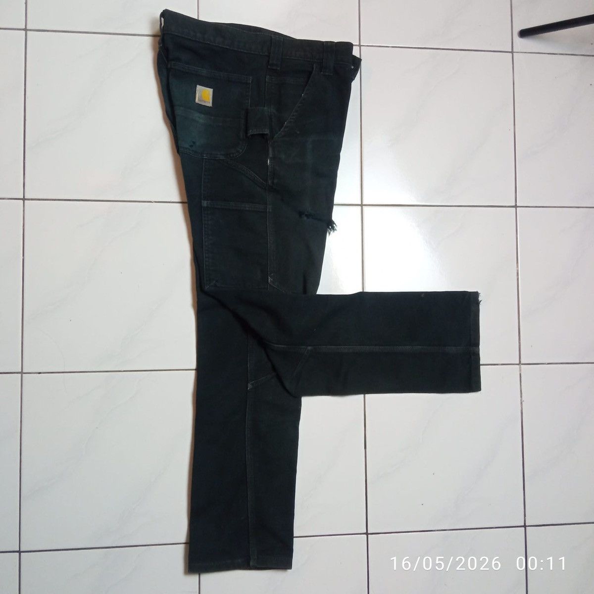 Carhartt Distressed Carpenter Pants Carhartt Straight Fit Size US 30 / EU 46 - 10 Thumbnail