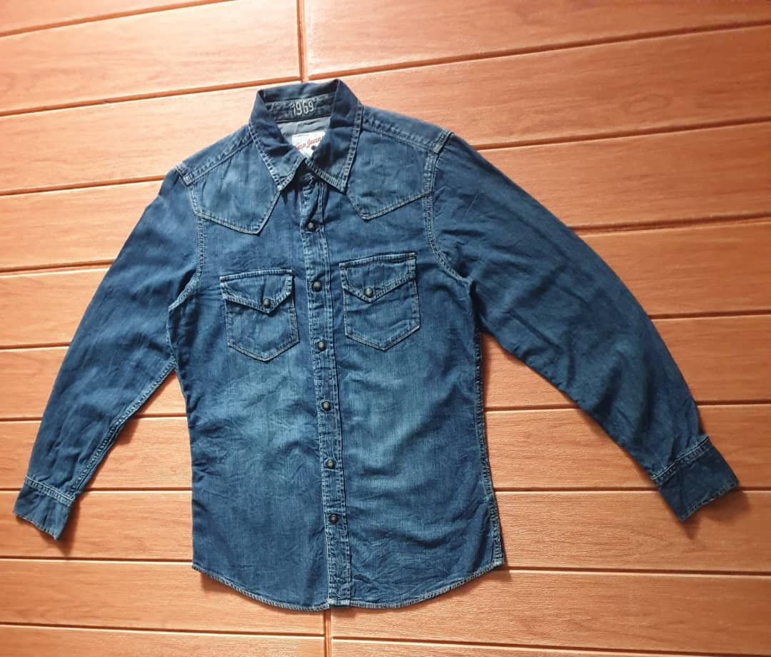 Gap 💥Gap blue colour western shirt Size US M / EU 48-50 / 2 - 6 Thumbnail
