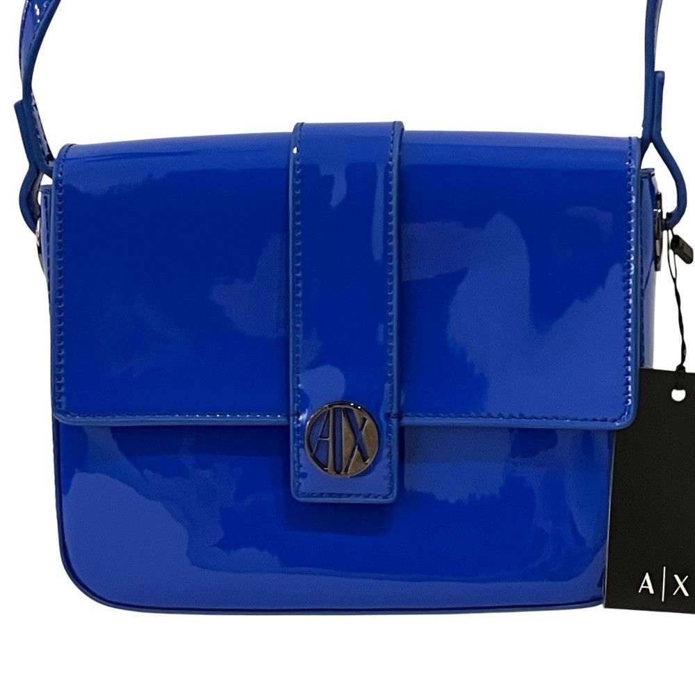 Armani Armani Armani Exchange Enamel Shoulder Bag Plastic / Synthetic Crossbody Bag 8P233 942241 DUTY FREE for USA Size ONE SIZE - 1 Thumbnail