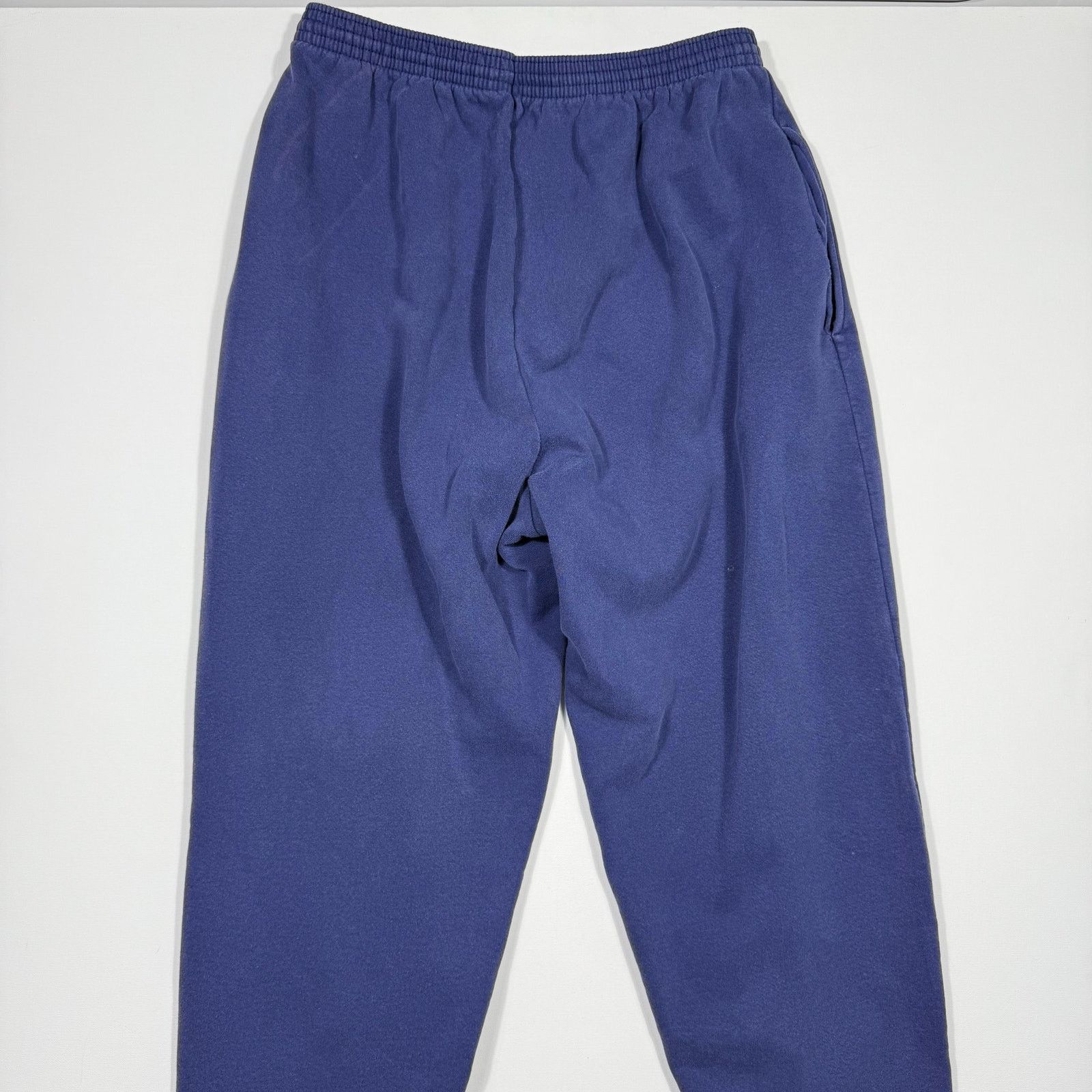 Nike Vintage Nike Sweatpants XL Navy USA Made Swoosh Joggers Size US 32 / EU 48 - 6 Thumbnail