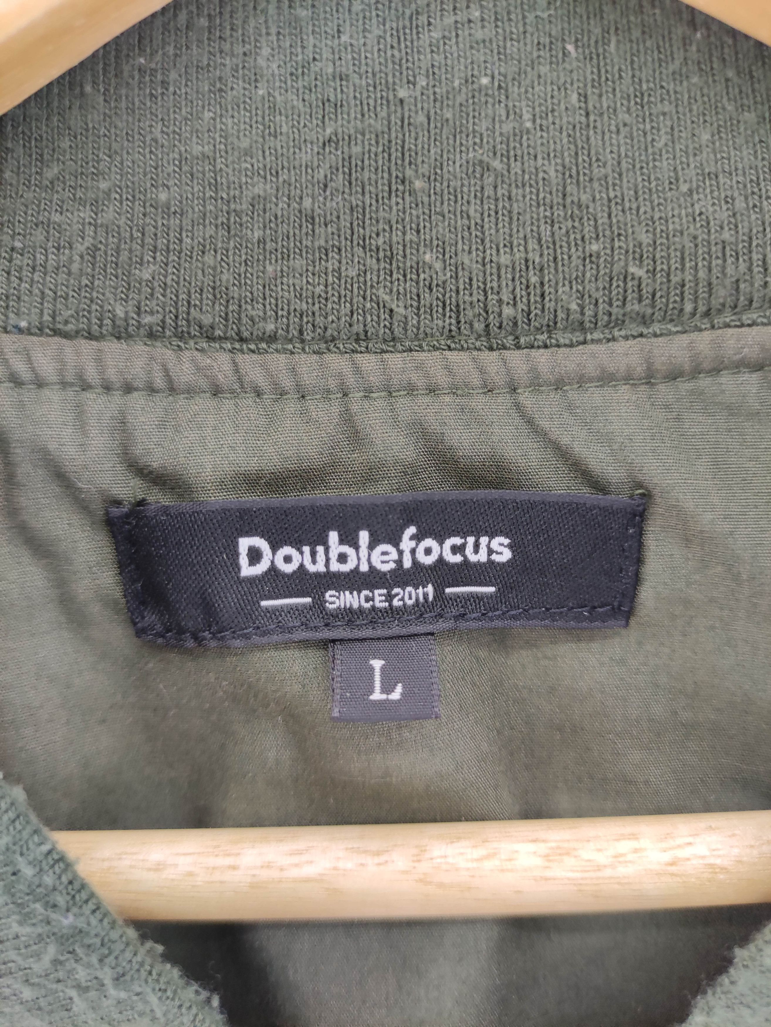 Japanese Brand Double Focus Bomber Jacket Thin Cloth Zipper Size US M / EU 48-50 / 2 - 2 Thumbnail