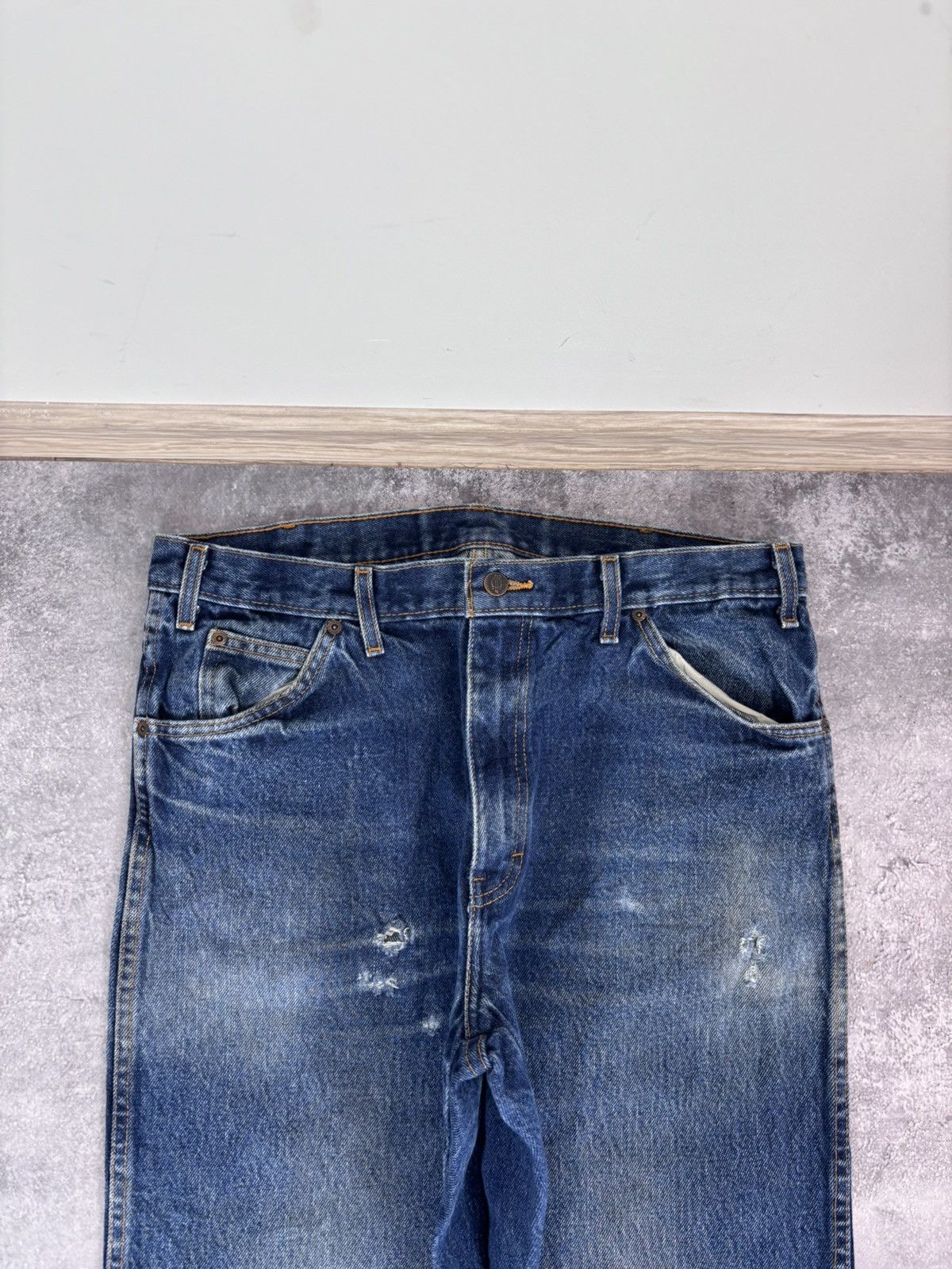 Dickies Vintage Dickies Work Faded Blue Denim Jeans 9393 RNB Size US 36 / EU 52 - 16 Thumbnail