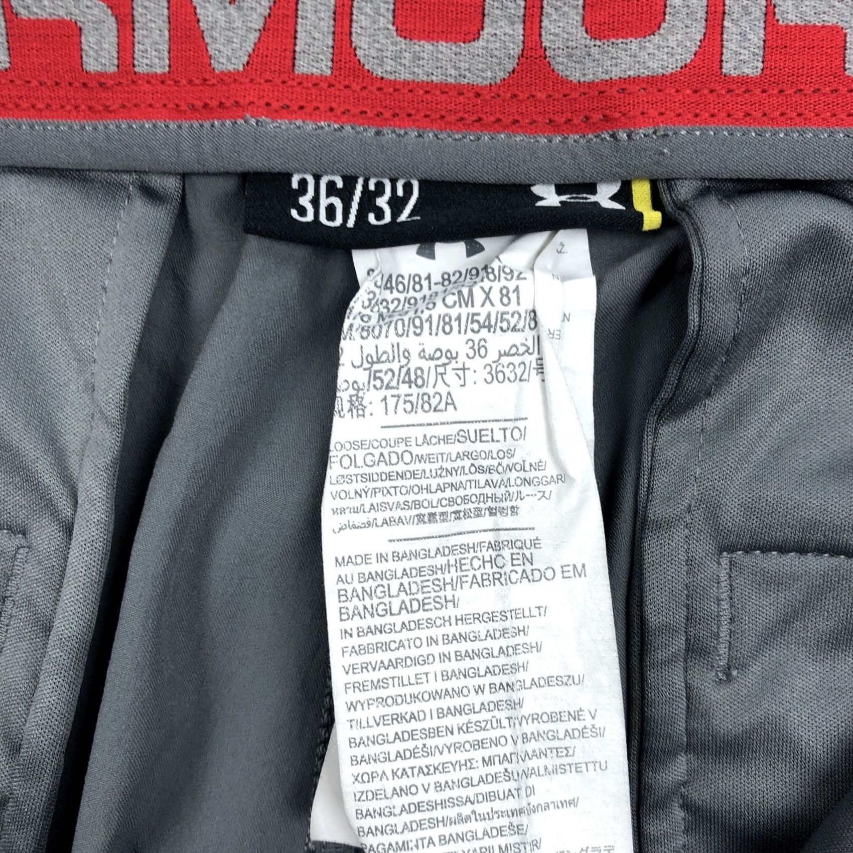 Under Armour Under Armour Men's Performance Golf Pants Flat Front Straight Leg Gray Size 36 Regular Inseam 32 Size US 36 / EU 52 - 6 Thumbnail