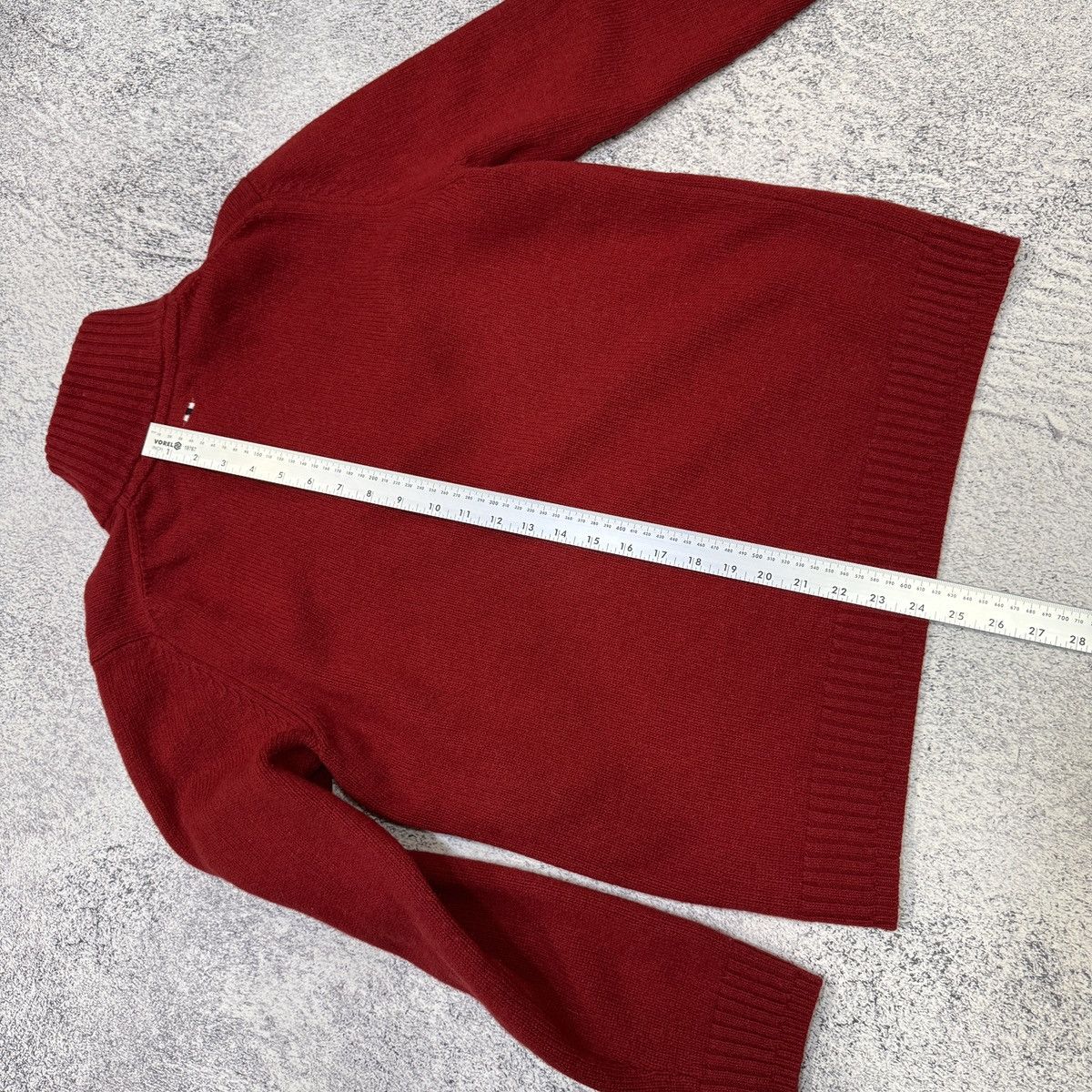 Napapijri Napapijri Wool Blend 1/4 Zip Knit Sweater Red L size Size US L / EU 52-54 / 3 - 17 Thumbnail