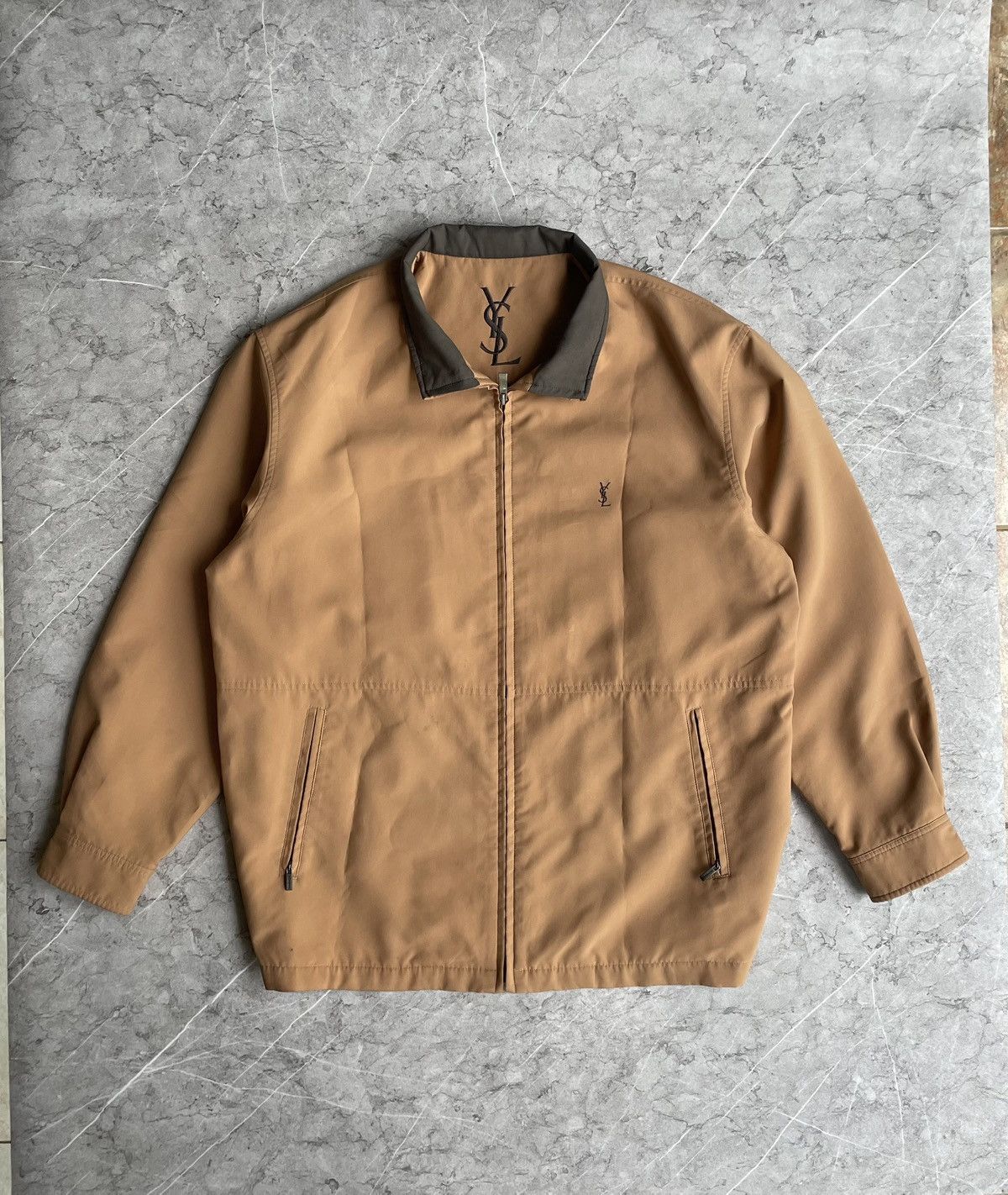 Saint Laurent Paris 🔥BIG LOGO🔥 Yves Saint Laurent Ysl jacket Size US L / EU 52-54 / 3 - 3 Thumbnail