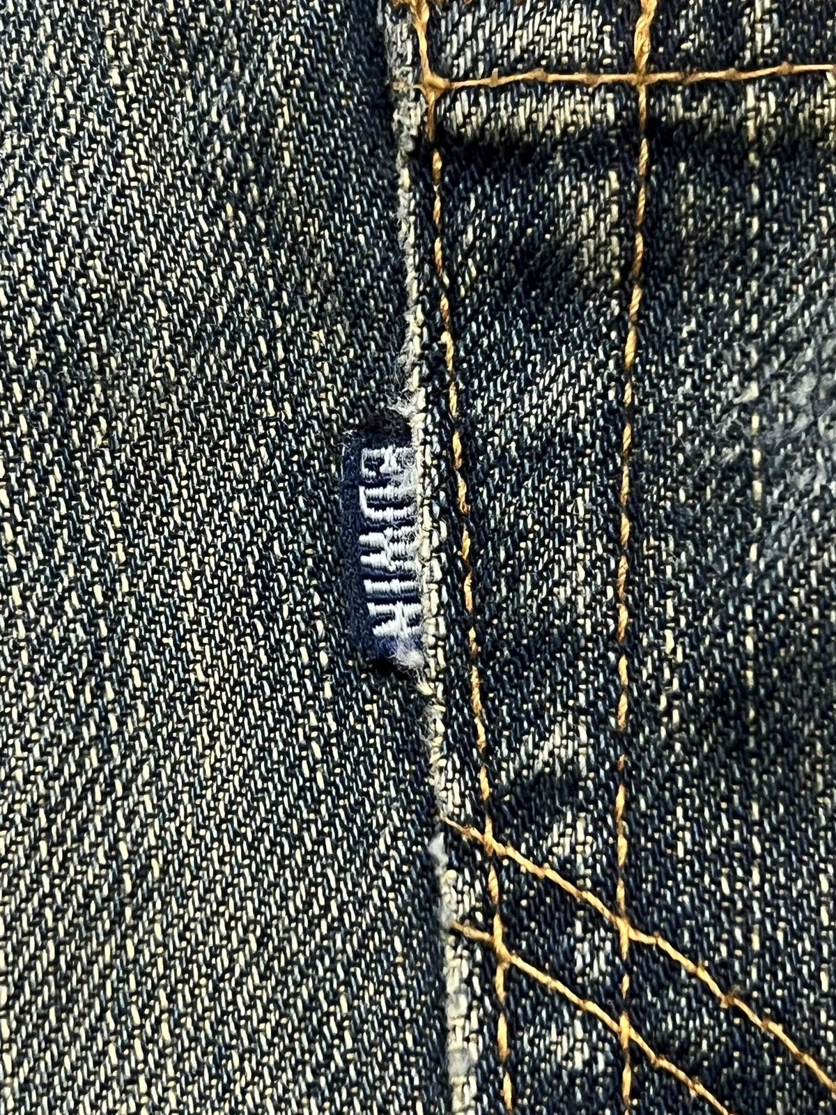 Edwin Vintage Edwin E604R Japan - Faded Mud Wash, Distressed Denim Size US 32 / EU 48 - 12 Thumbnail