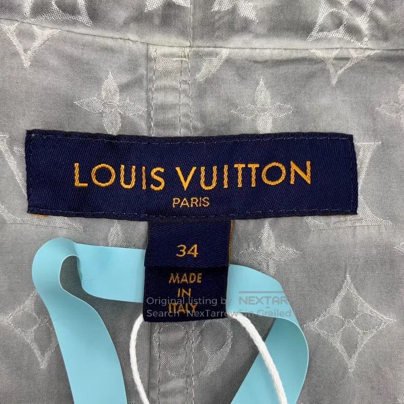 Louis Vuitton Louis Vuitton Grey logo full-print hooded zip-up long-slee Size XXS / US 00 / IT 34 - 5 Thumbnail