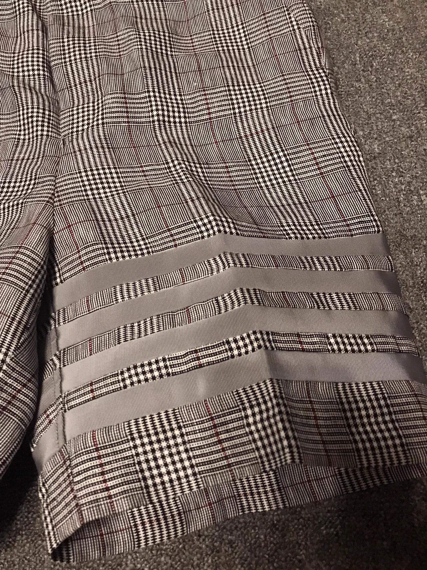 Thom Browne TB New Linen Short 2 Gray Plaid 4-Bar Size US 30 / EU 46 - 5 Thumbnail
