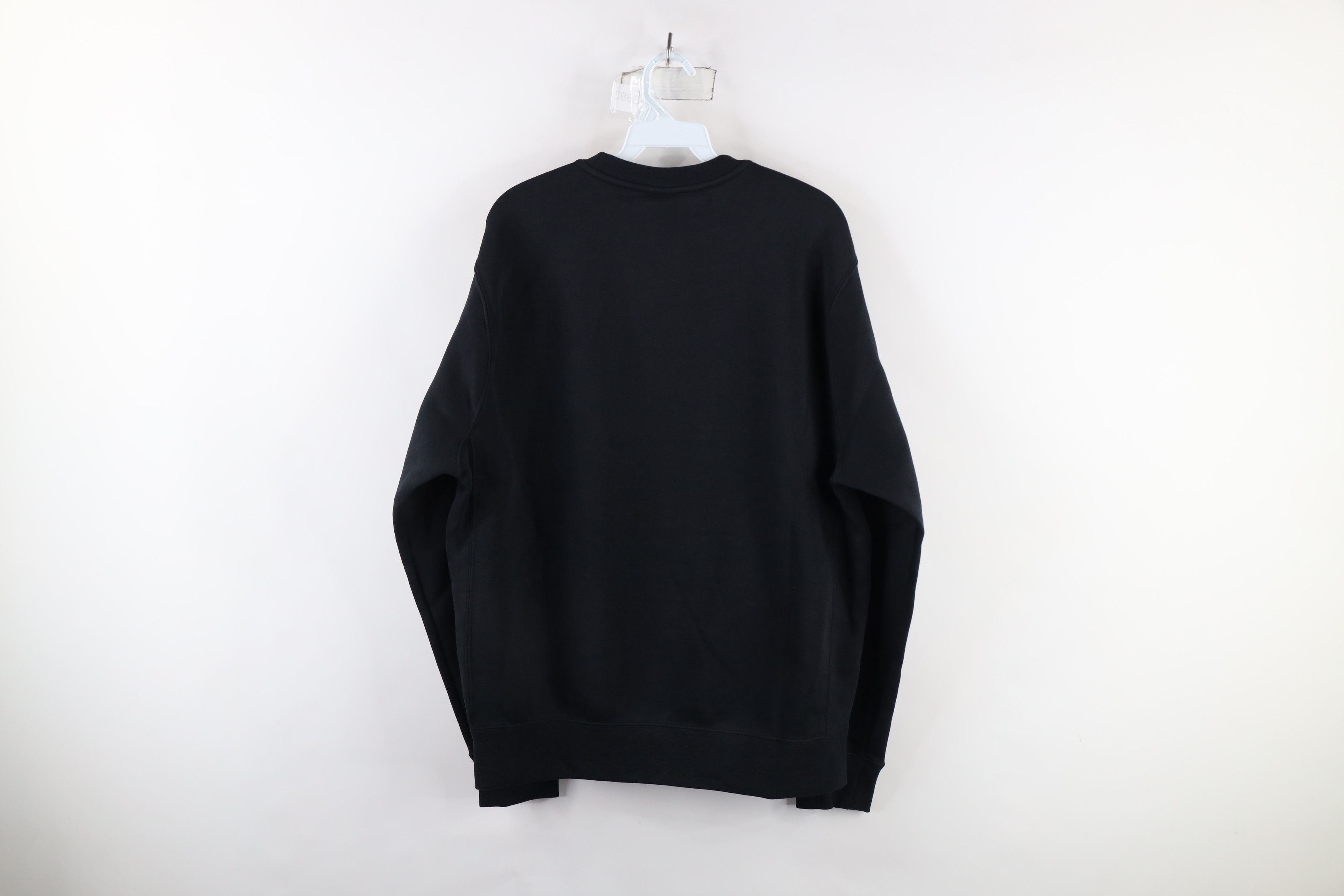 Nike × Vintage Deadstock Nike Scott Mini Swoosh Crewneck Sweatshirt Black Size US M / EU 48-50 / 2 - 9 Thumbnail