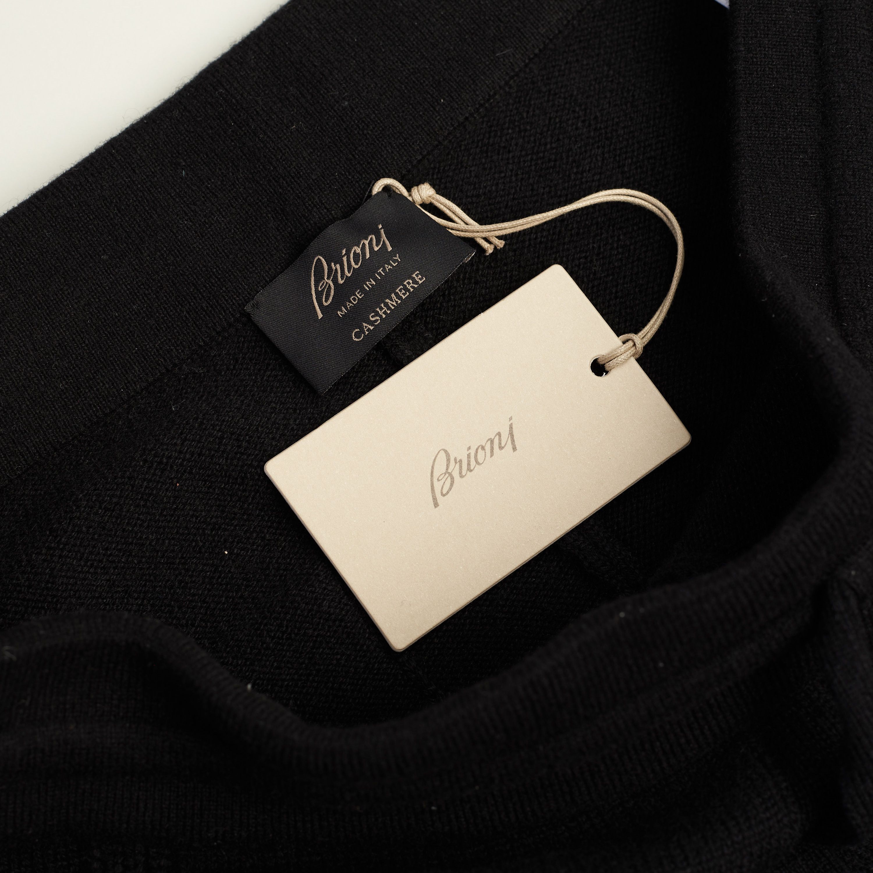 Brioni Black Jogger Pants - Cashmere, Relax Fit, Lounge Size US 38 / EU 54 - 9 Thumbnail