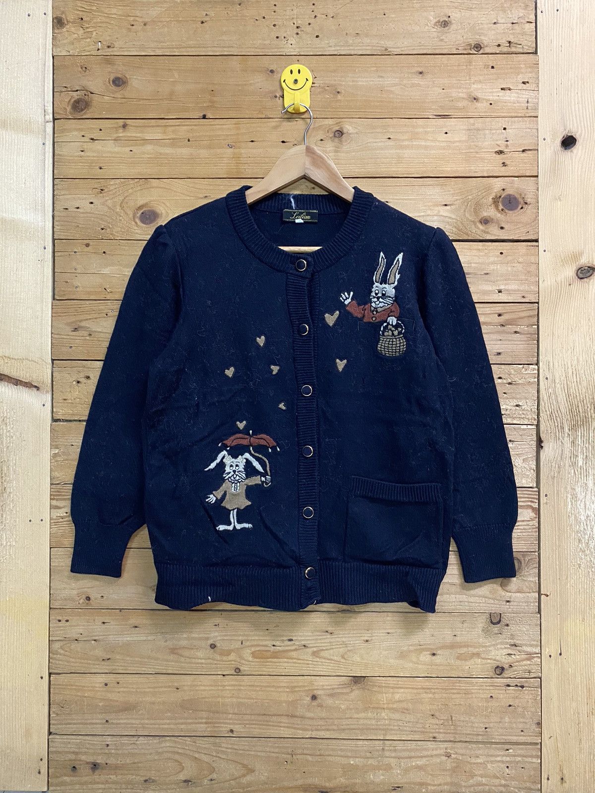 Other Embroidery rabbit button knitwear jacket Size US M / EU 48-50 / 2 - 1 Thumbnail