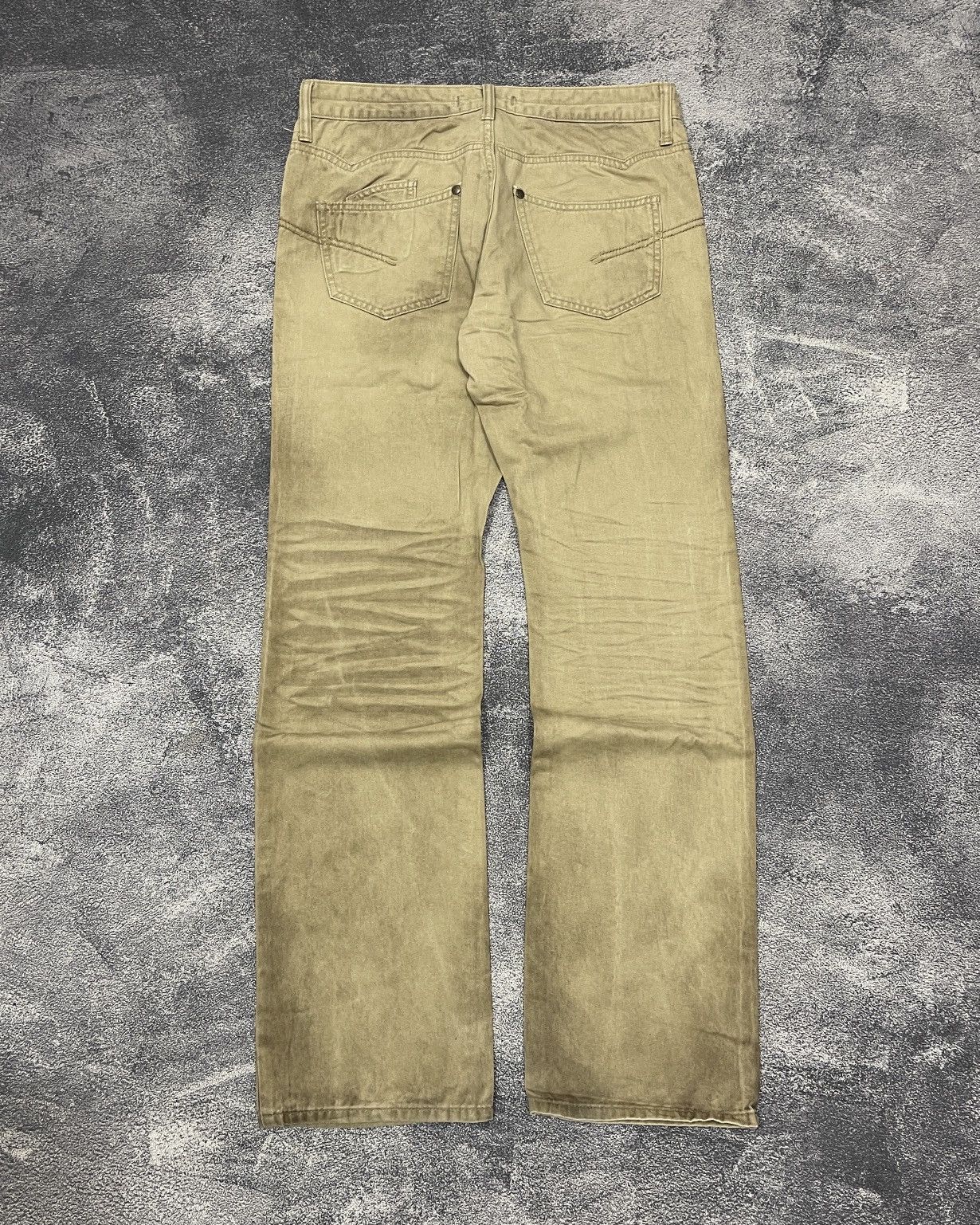 JACKROSE Rare Jackrose Luv Maison Faded Flare Pants Size US 32 / EU 48 - 3 Thumbnail