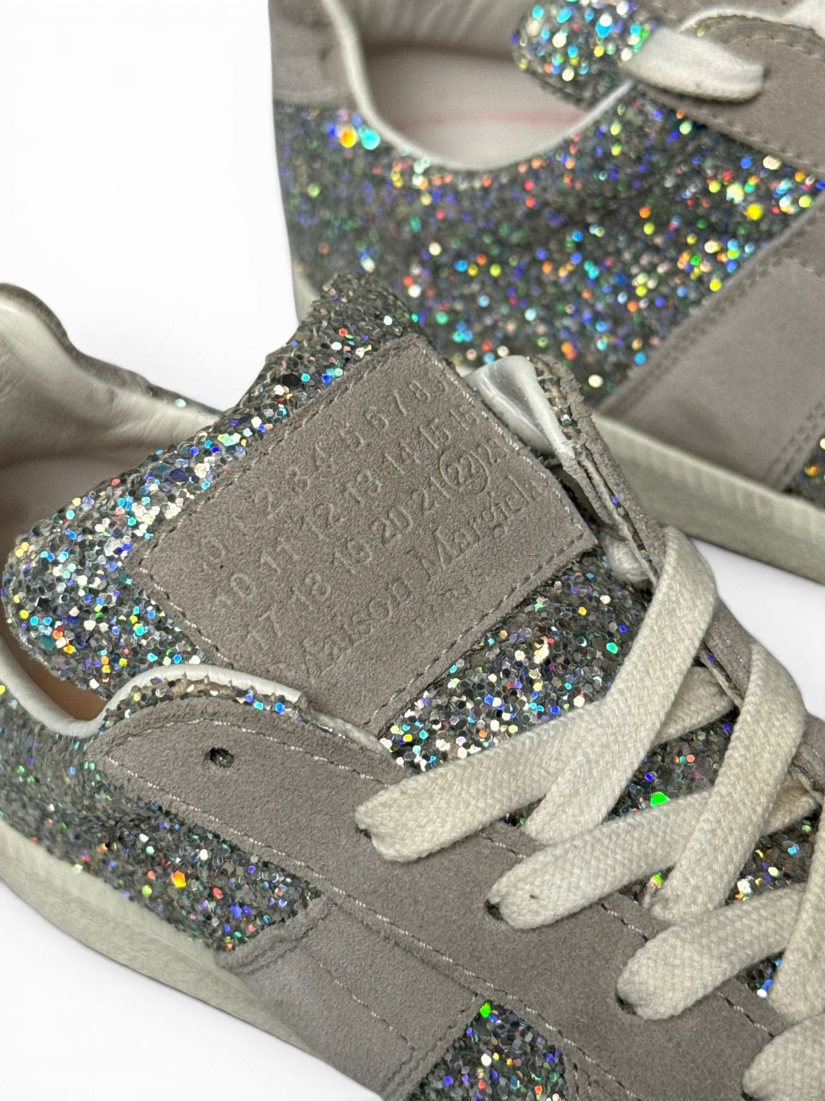 Maison Margiela Maison Margiela GAT Glitter/Suede Size US 8 / EU 41 - 1 Thumbnail