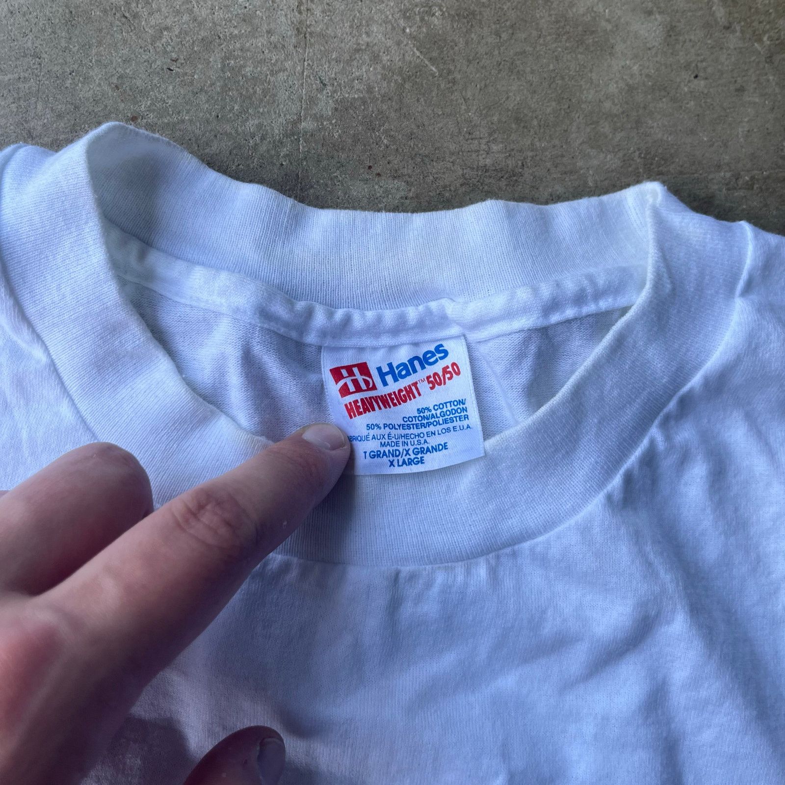 Vintage VINTAGE CADILLAC PROMO SHIRT CARE TEE WHITE XL 90S Size US XL / EU 56 / 4 - 4 Thumbnail