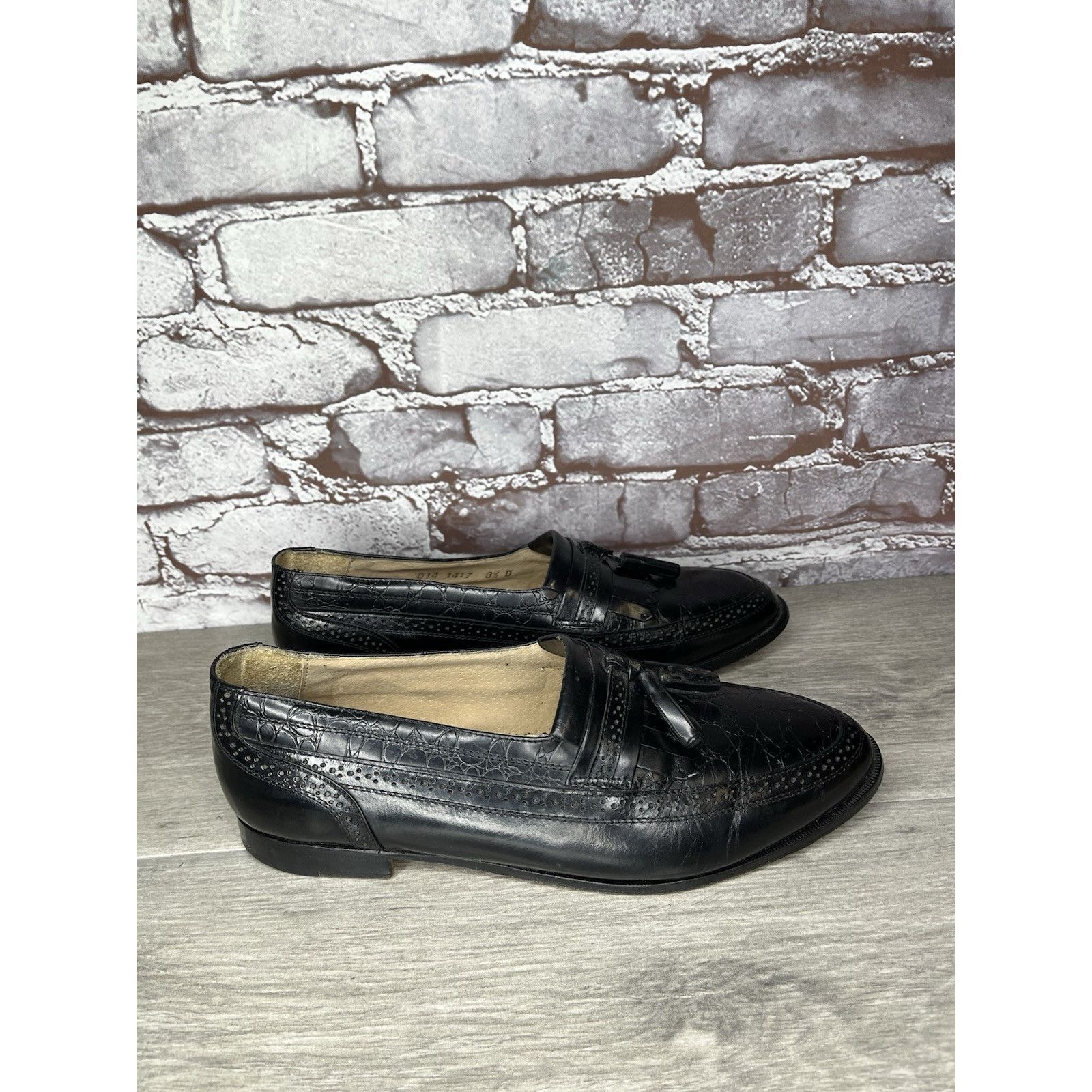 Towncraft Townscraft Black Leather Tassel Loafer Slip On Dress Shoes M Size US 8.5 / EU 41-42 - 6 Thumbnail