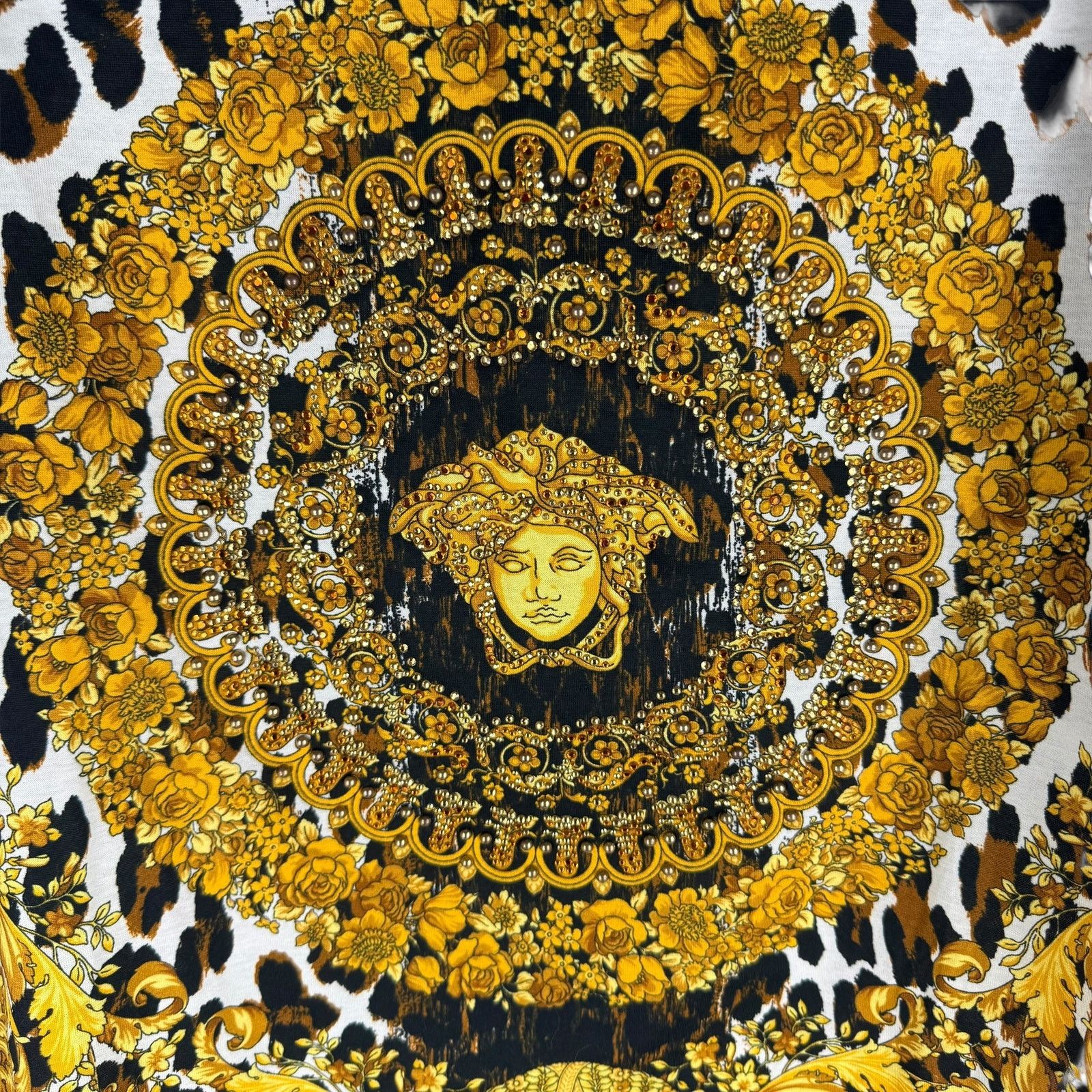 Versace New Versace Tribute Wild Baroque SS 1992 Shirt White Size S Size US S / EU 44-46 / 1 - 3 Thumbnail
