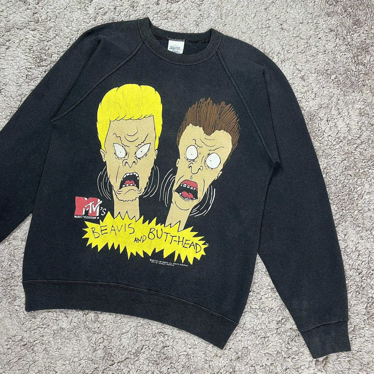 Cartoon Network Vintage 90’s MTV Beavis and Butthead Sweatshirt Size US L / EU 52-54 / 3 - 4 Thumbnail