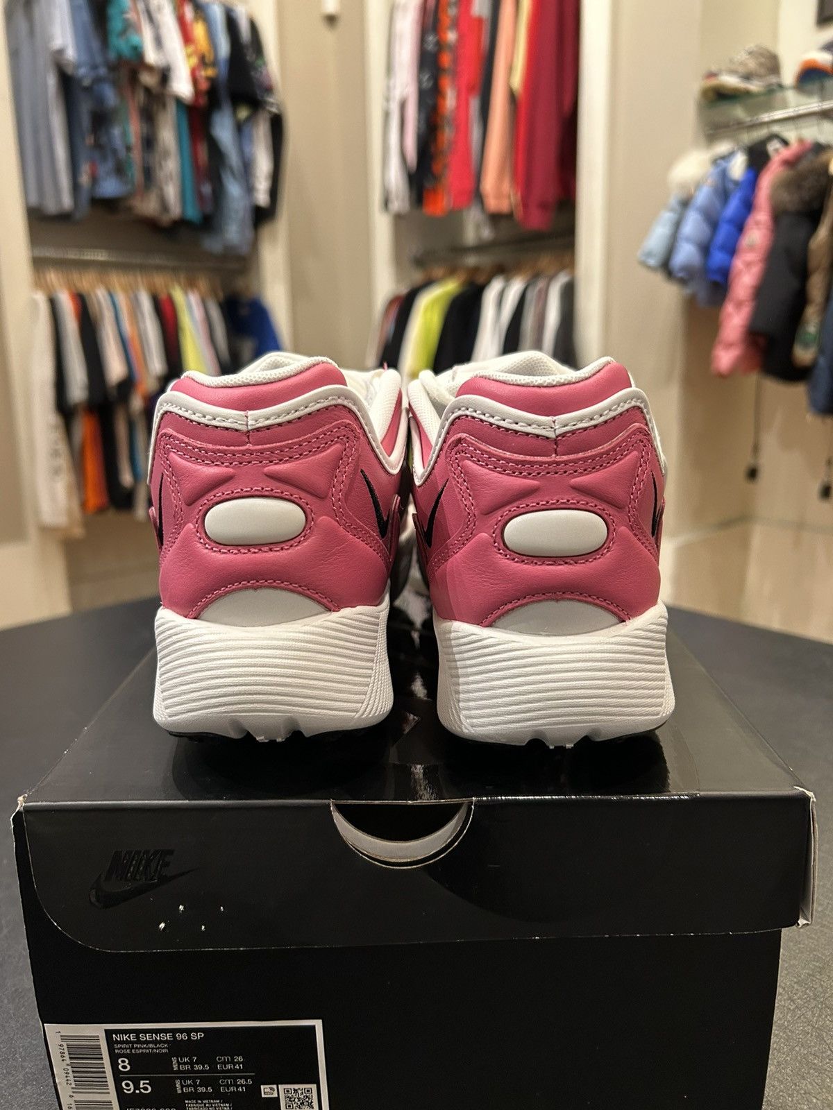 Comme des Garcons × Nike Nike X CDG Homme Plus Spirit 96 ‘Spirit Pink’ Size US 8 / EU 41 - 3 Thumbnail