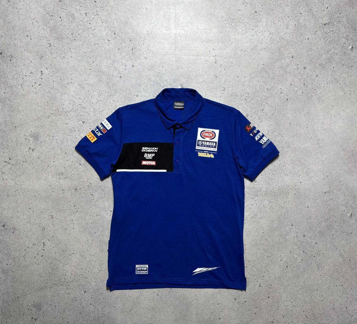 Yamaha Yamaha Racing Polo Shirt Vintage Blue Size S Size US S / EU 44-46 / 1 - 2 Thumbnail