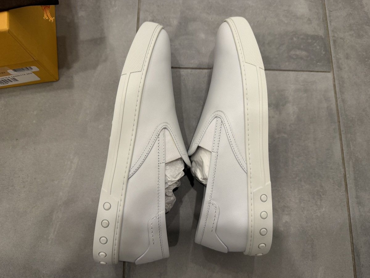 Tod's Tod's Pantofola slip-on loafers in white leather size 8 Size US 8 / EU 41 - 9 Thumbnail