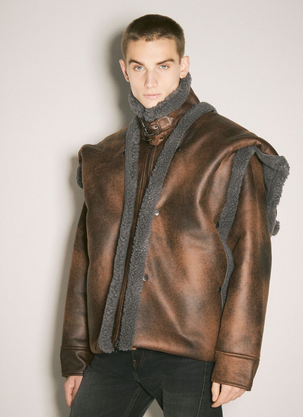 Y/Project Y/Project Snap-off Hood-Panel Aviator Jacket Size US S / EU 44-46 / 1 - 5 Thumbnail