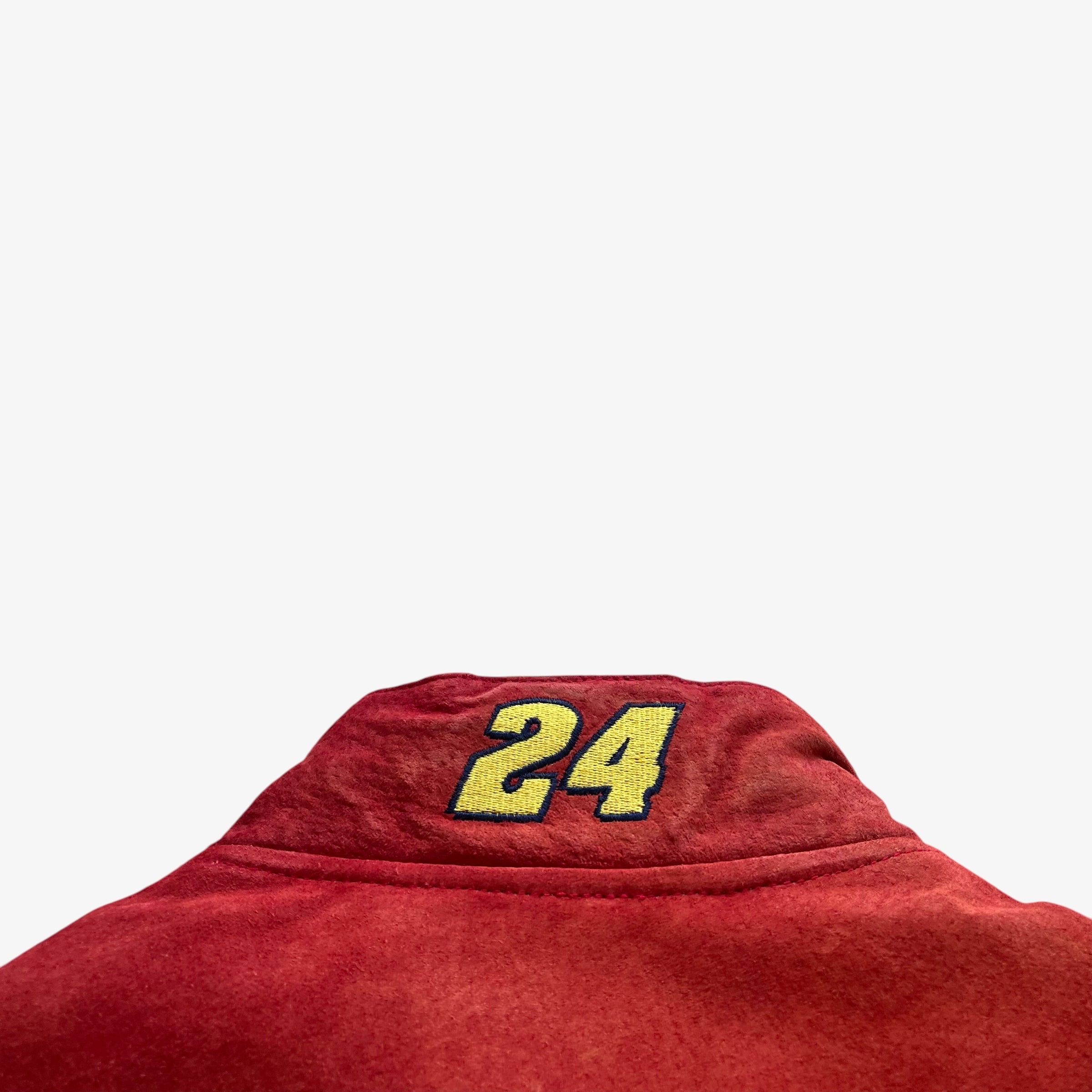 Chase Authentics Vintage 90s Chase Jeff Hamilton Leather NASCAR Jacket Size US L / EU 52-54 / 3 - 4 Thumbnail