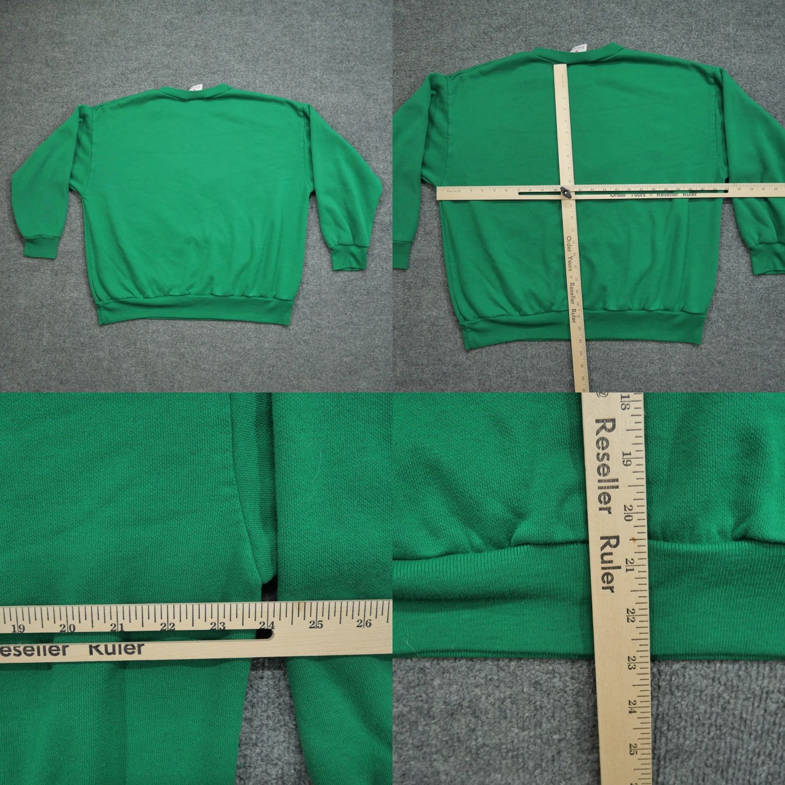 Vintage VINTAGE Polar Bear Sweatshirt Womens XL Green Pullover 90s Winter Casual Raglan Crew Neck Cotton Blend Size XL / US 12-14 / IT 48-50 - 8 Thumbnail