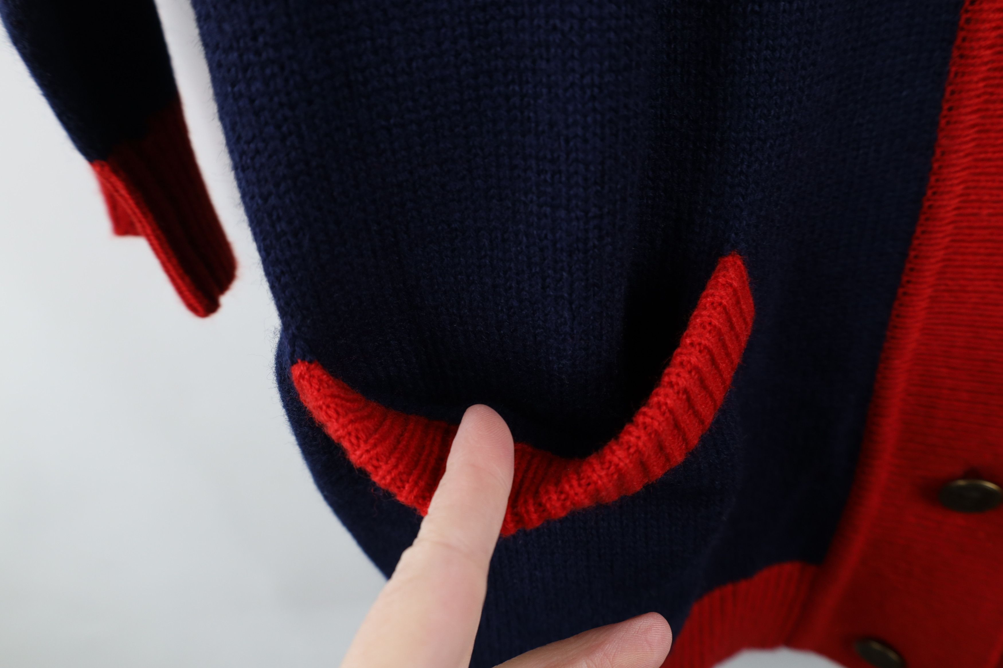 Vintage Deasdstock Vintage 90s Streetwear Knit Cardigan Sweater Size S / US 4 / IT 40 - 8 Thumbnail