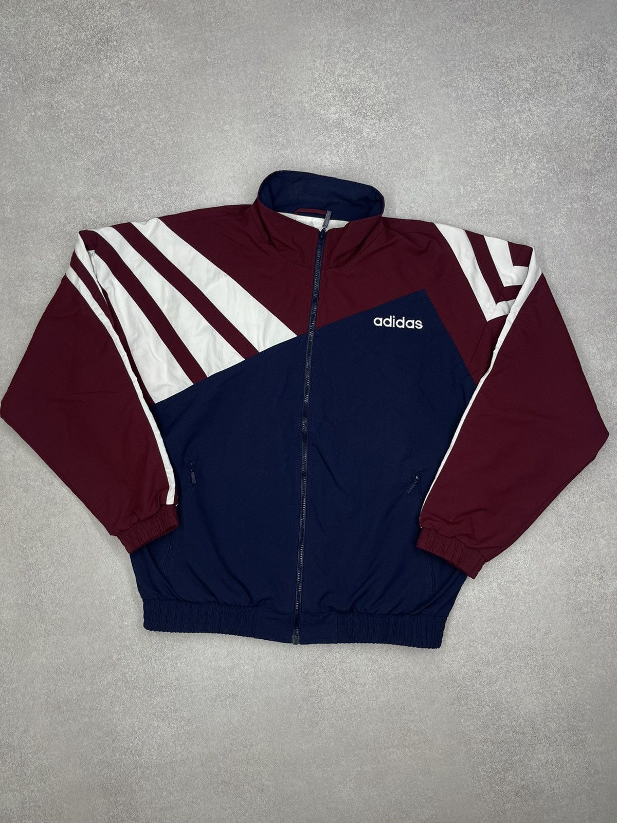 Adidas Vintage Adidas Lampas Track Jacket Y2K Size L Size US L / EU 52-54 / 3 - 2 Thumbnail