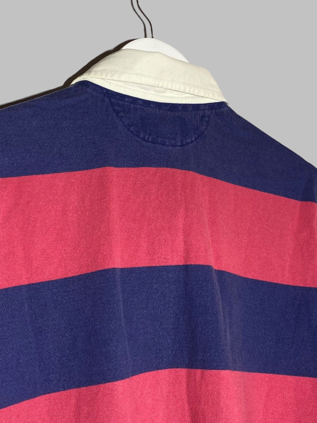 Polo Ralph Lauren 🔥 Y2K RALPH LAUREN RUGBY STRIPED POLO PREPPY SPORT VINTAGE Size US L / EU 52-54 / 3 - 10 Thumbnail
