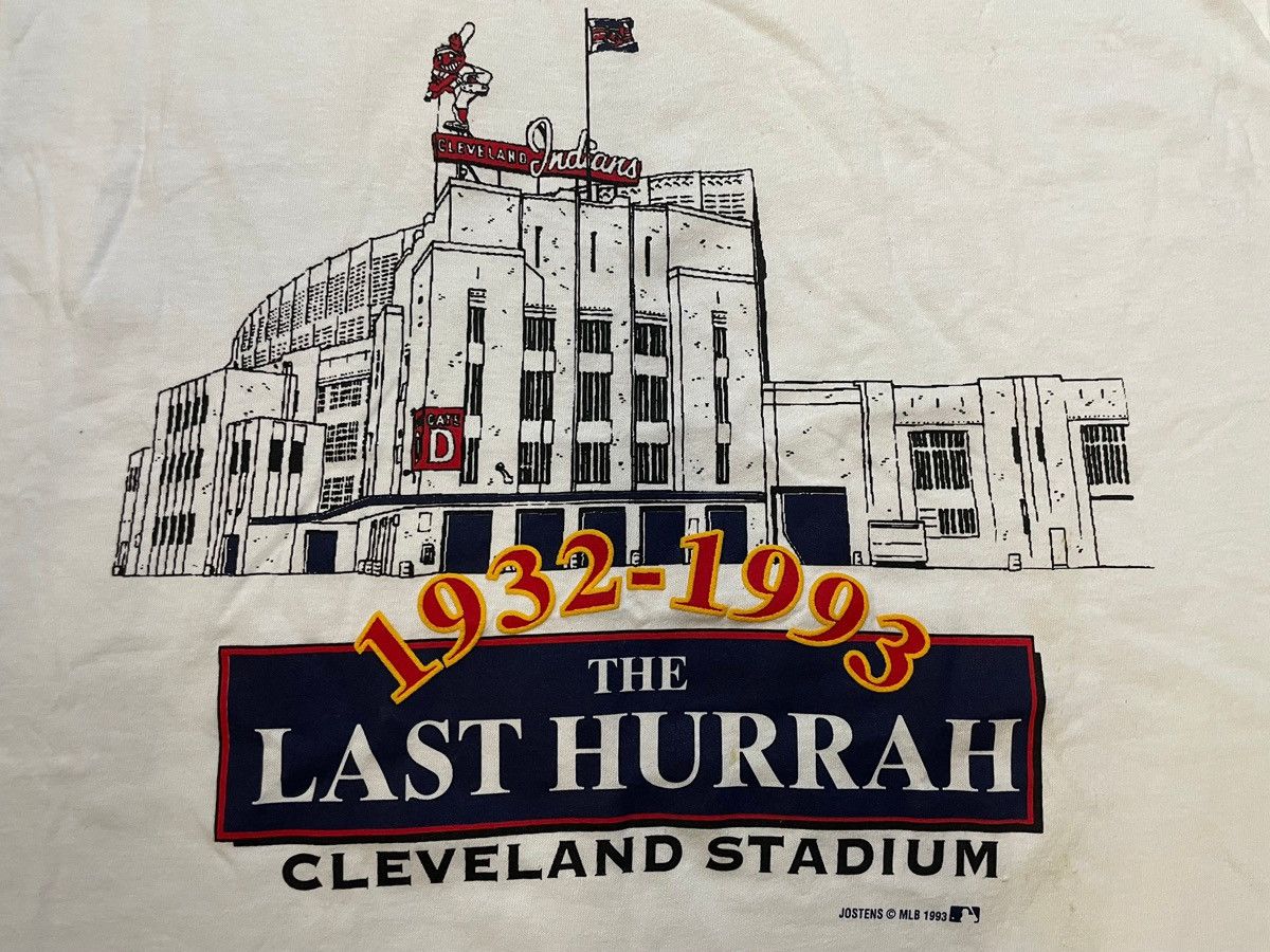MLB Vintage 1990s The Last Hurrah Cleveland stadium MLB tee Size US L / EU 52-54 / 3 - 3 Thumbnail