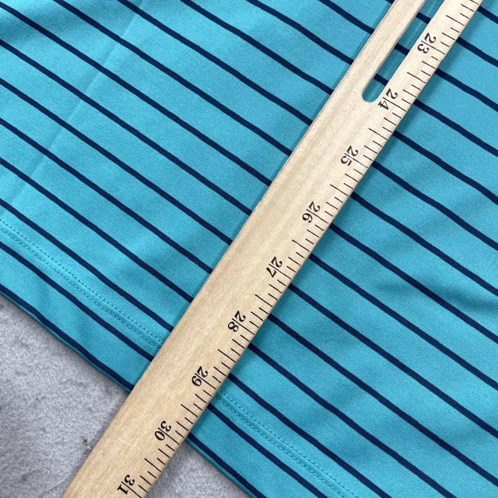 Vintage Devereux Polo Shirt Mens L Blue Striped Golf Performance All Seasons Easy Care Logo Vintage: No Course Logos Size US L / EU 52-54 / 3 - 8 Thumbnail